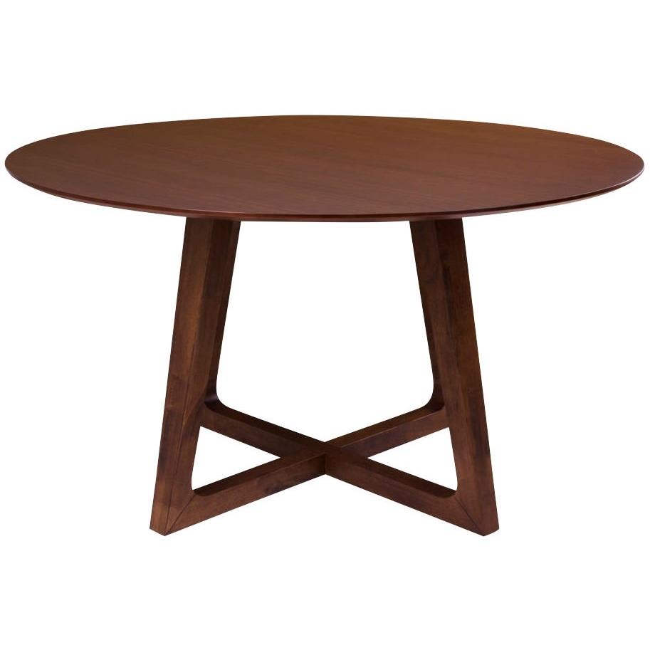 House Nordic Hellerup Ronde Eettafel Walnoot Ø137 cm