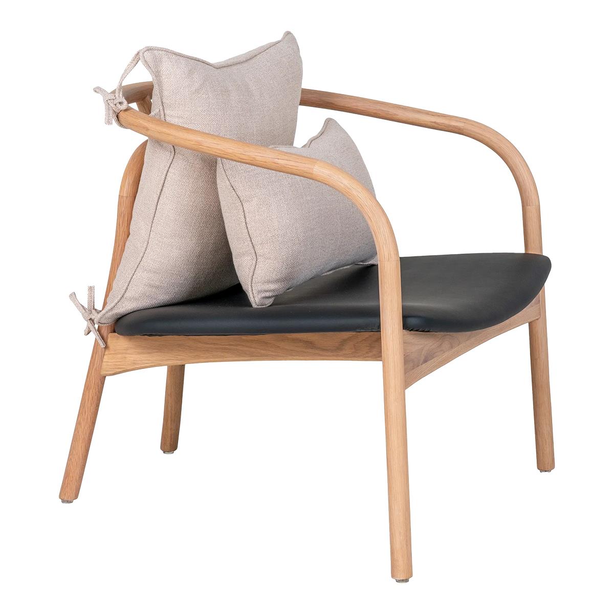 Artichok Kasper Eikenhouten Fauteuil met Armleuning - Naturel