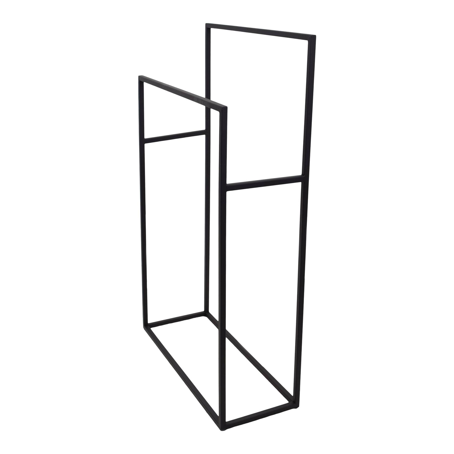 LOFT42 Firm Handdoekenrek – 2 roedes - Zwart - Metaal