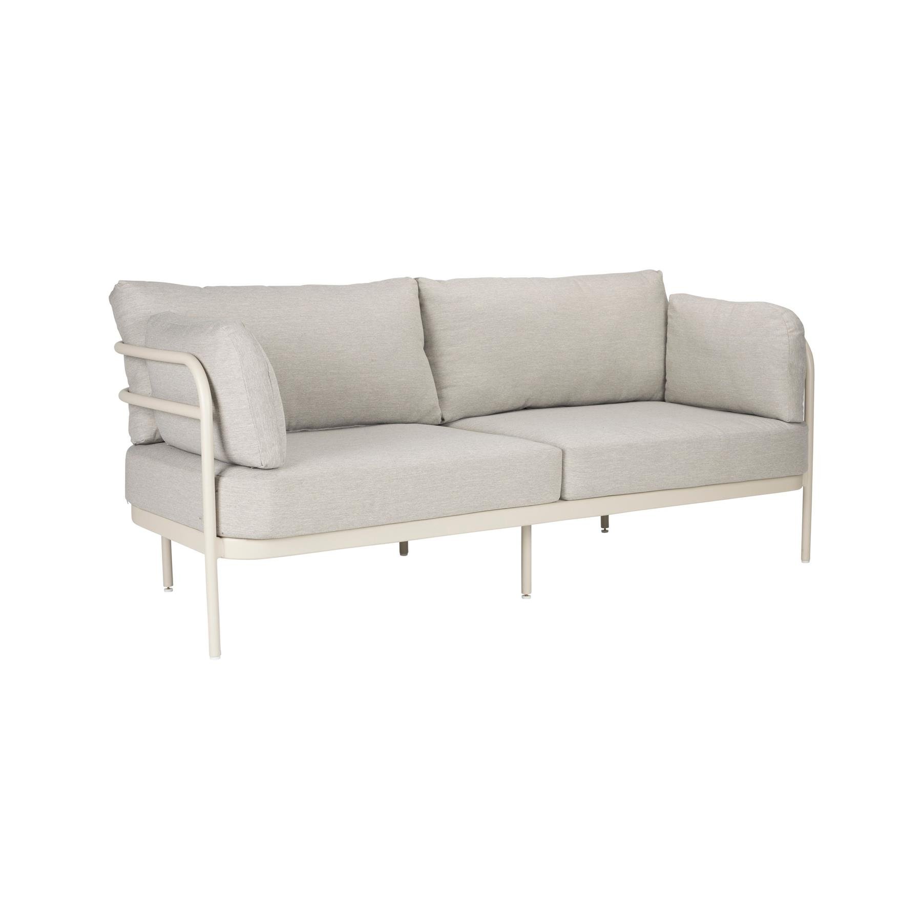 Zuiver Vista Tuin Loungeset bank + 2 fauteuils - Beige