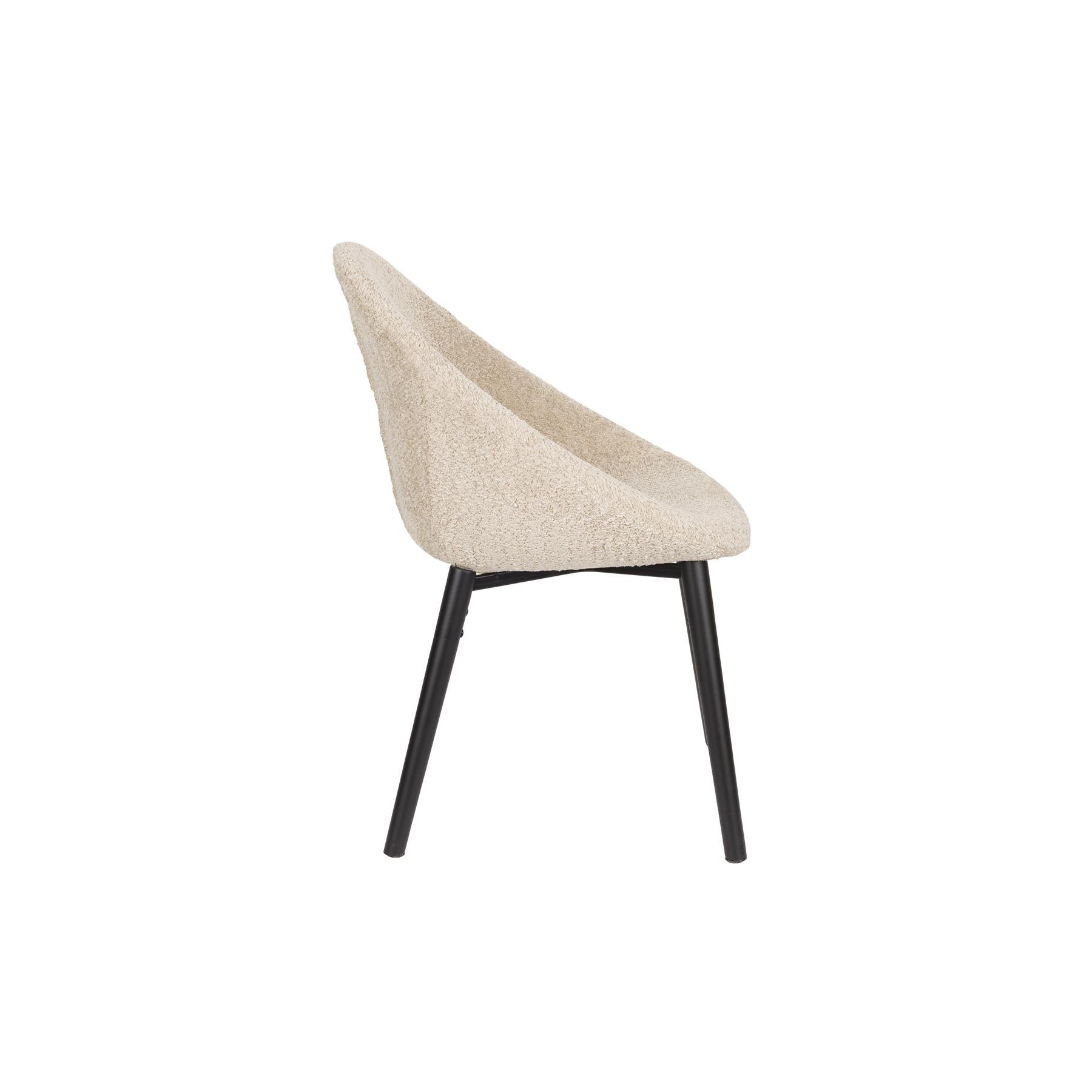 Dutchbone Fenna Eetkamerstoelen Beige - Set van 2