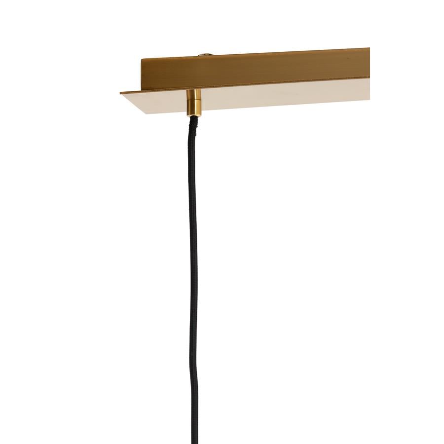 Light&living Hanglamp 3L 120x30x30 cm MEDINA glas amber+goud