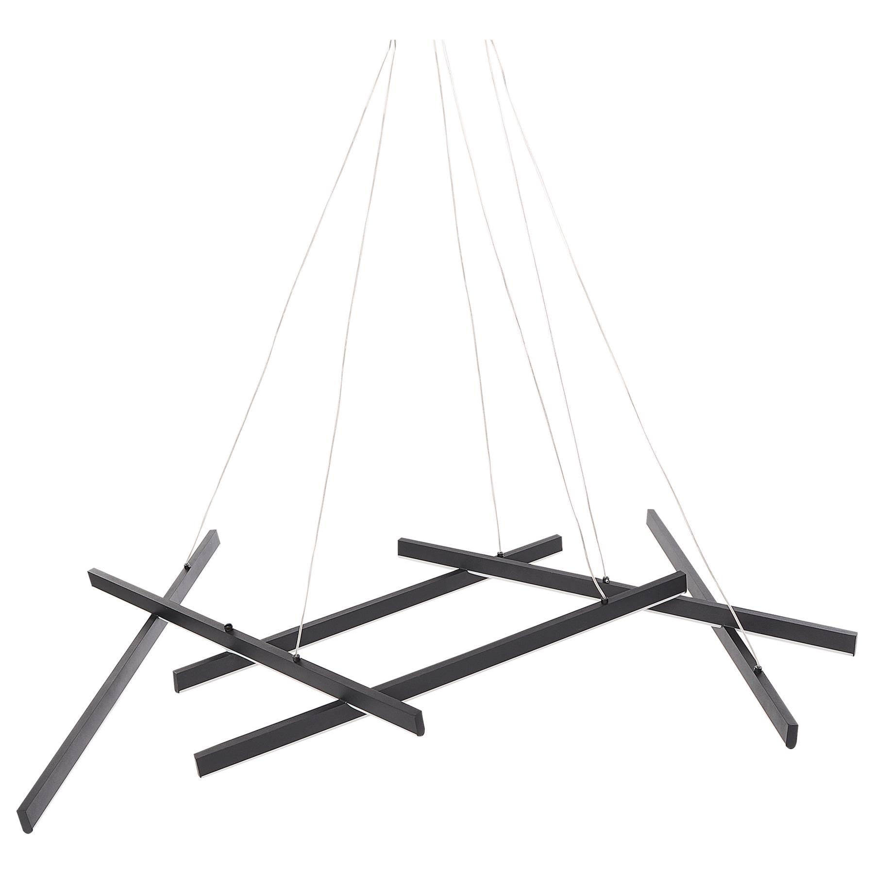 Beliani - KANDRA - Hanglamp LED - Zwart - Metaal