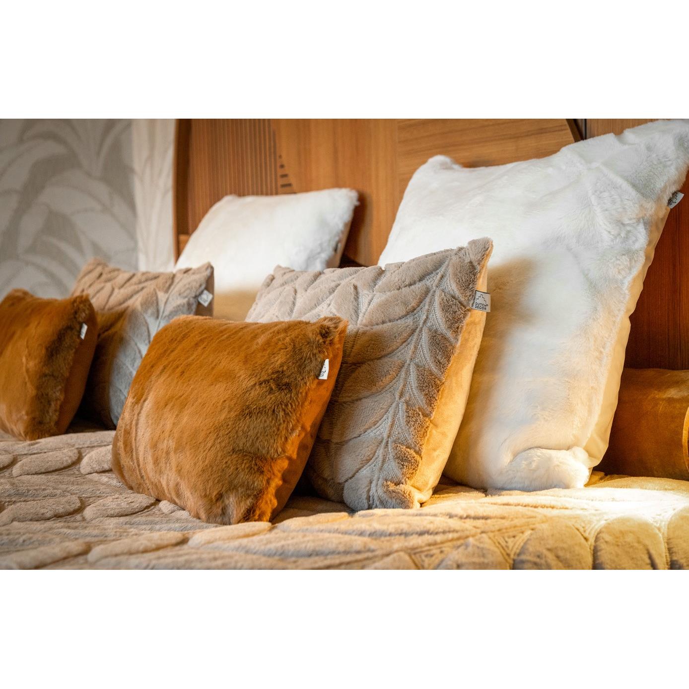 Dutch Decor kussenhoes ZAYA - 30x50 cm Tobacco Brown