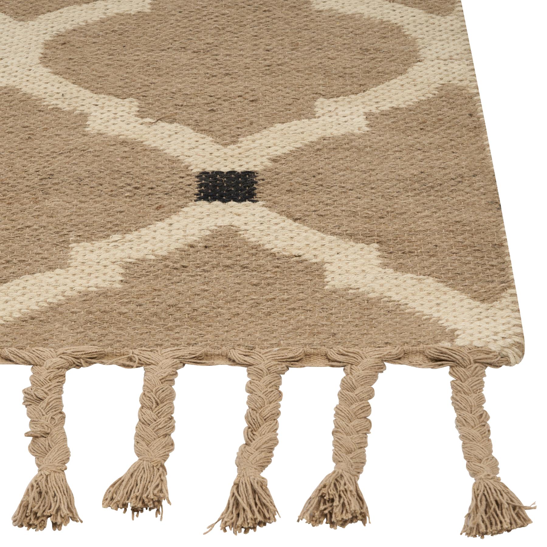 Beliani - ORENCIK - Laagpolig vloerkleed - Beige - 200 x 300 cm - Jute