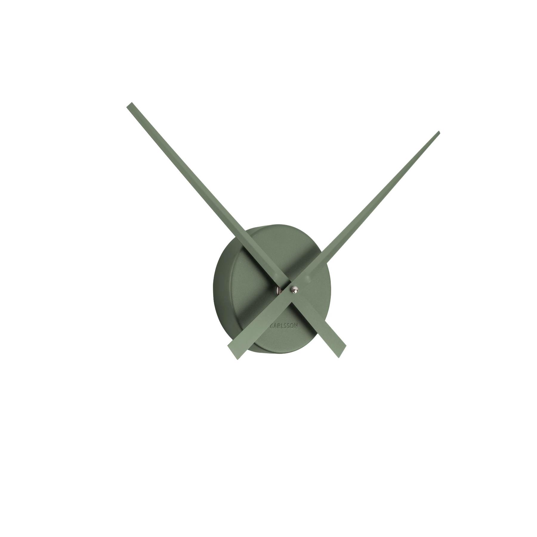 Karlsson Wandklok Little Big Time Mini Metallic - Groen - Ø41cm