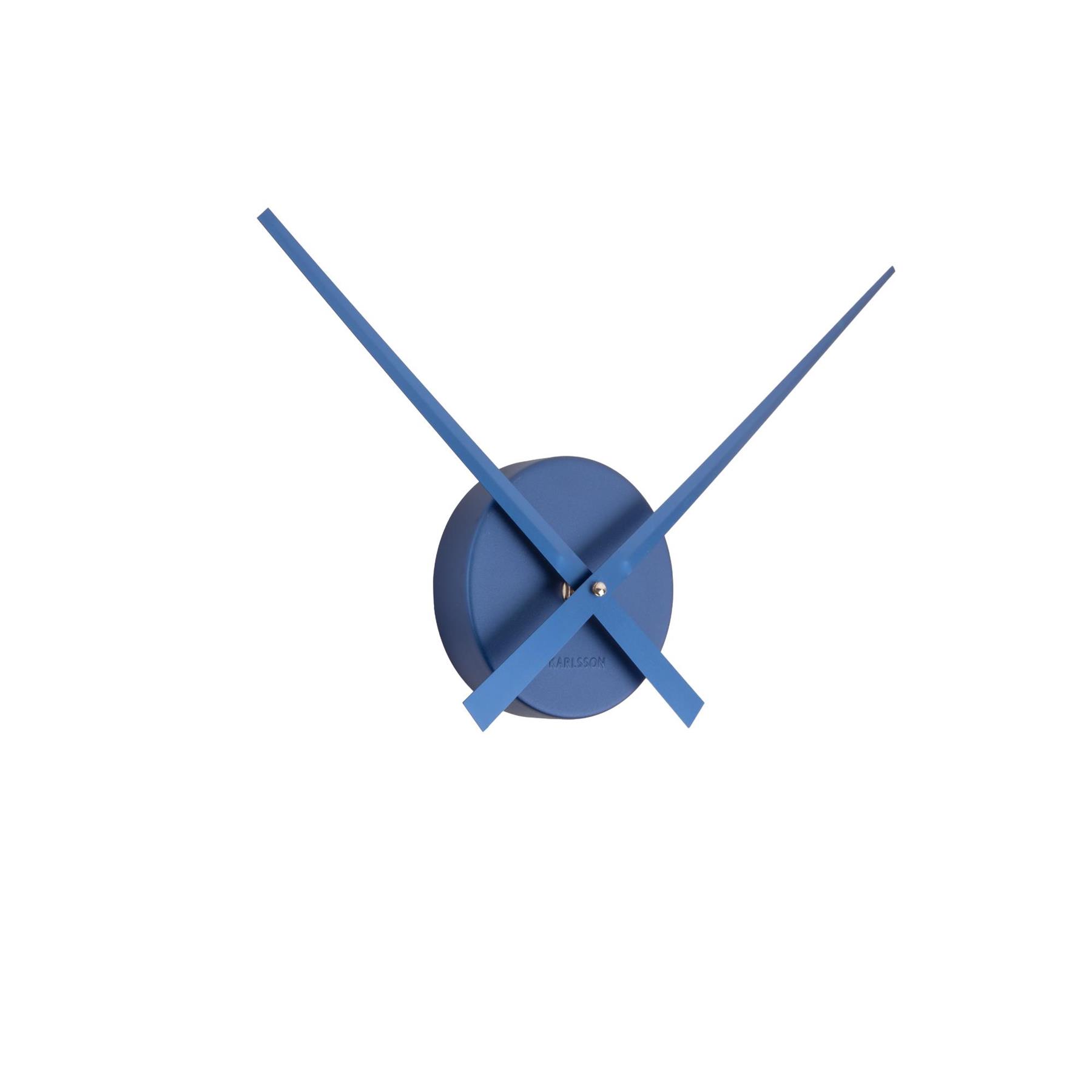 Karlsson Wandklok Little Big Time Mini Metallic - Blauw - Ø41cm