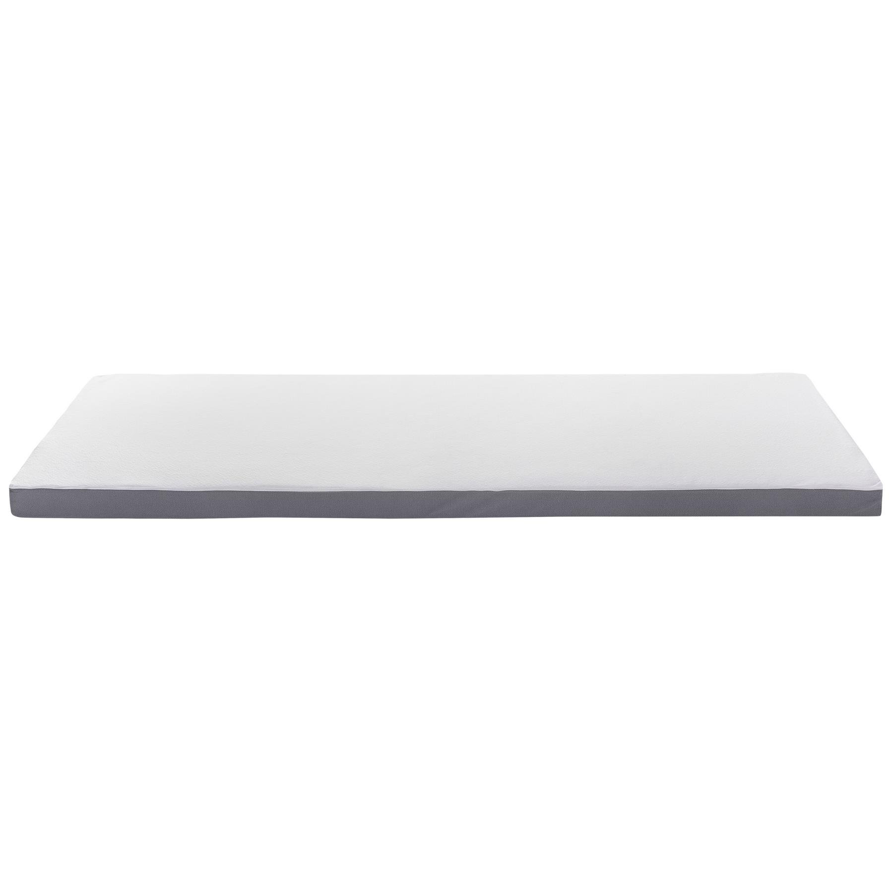 Beliani - COMFY - Matrastopper - Grijs 180 x 200 cm - Polyester