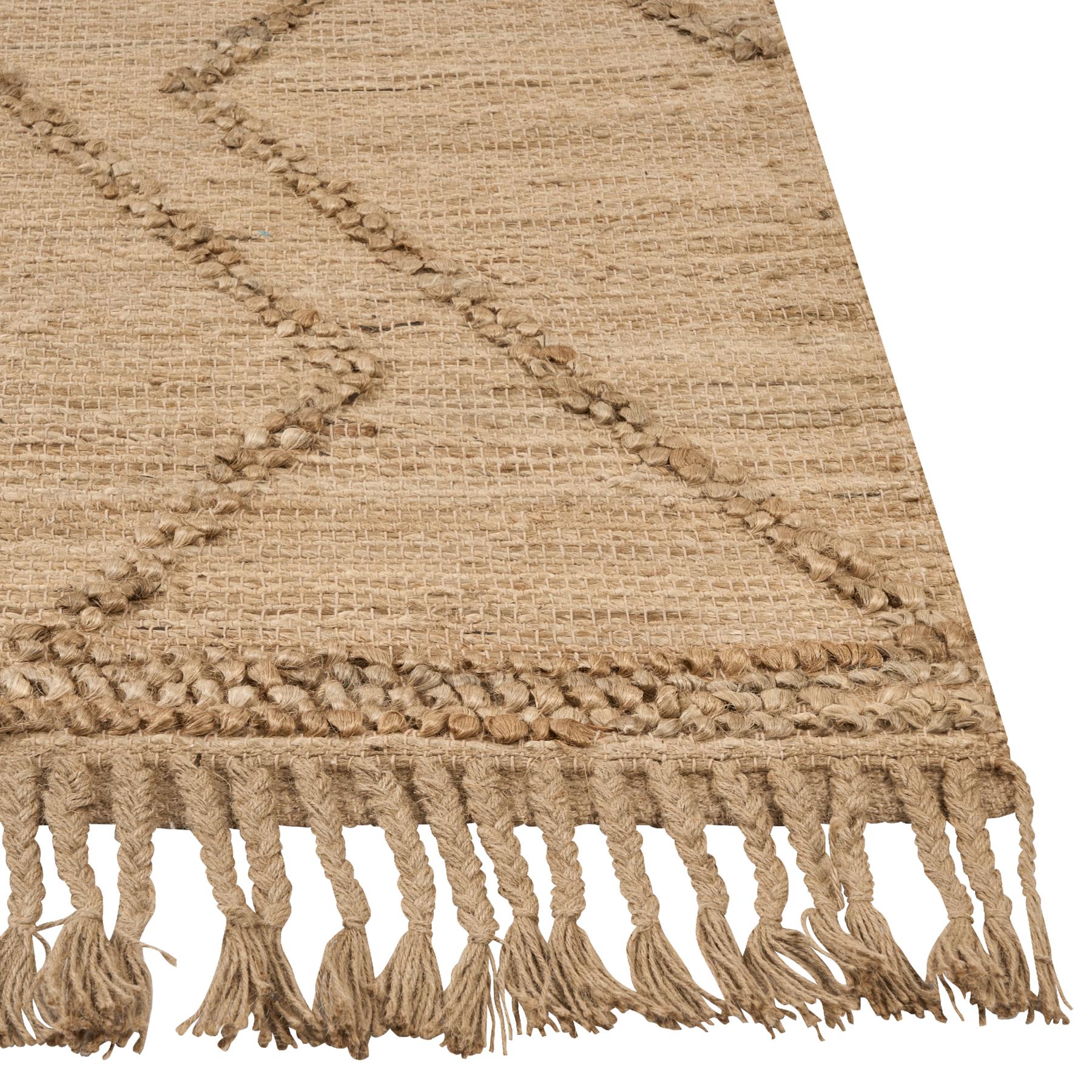 Beliani - HANDERE - Vloerkleed - Beige - 160 x 230 cm - Jute
