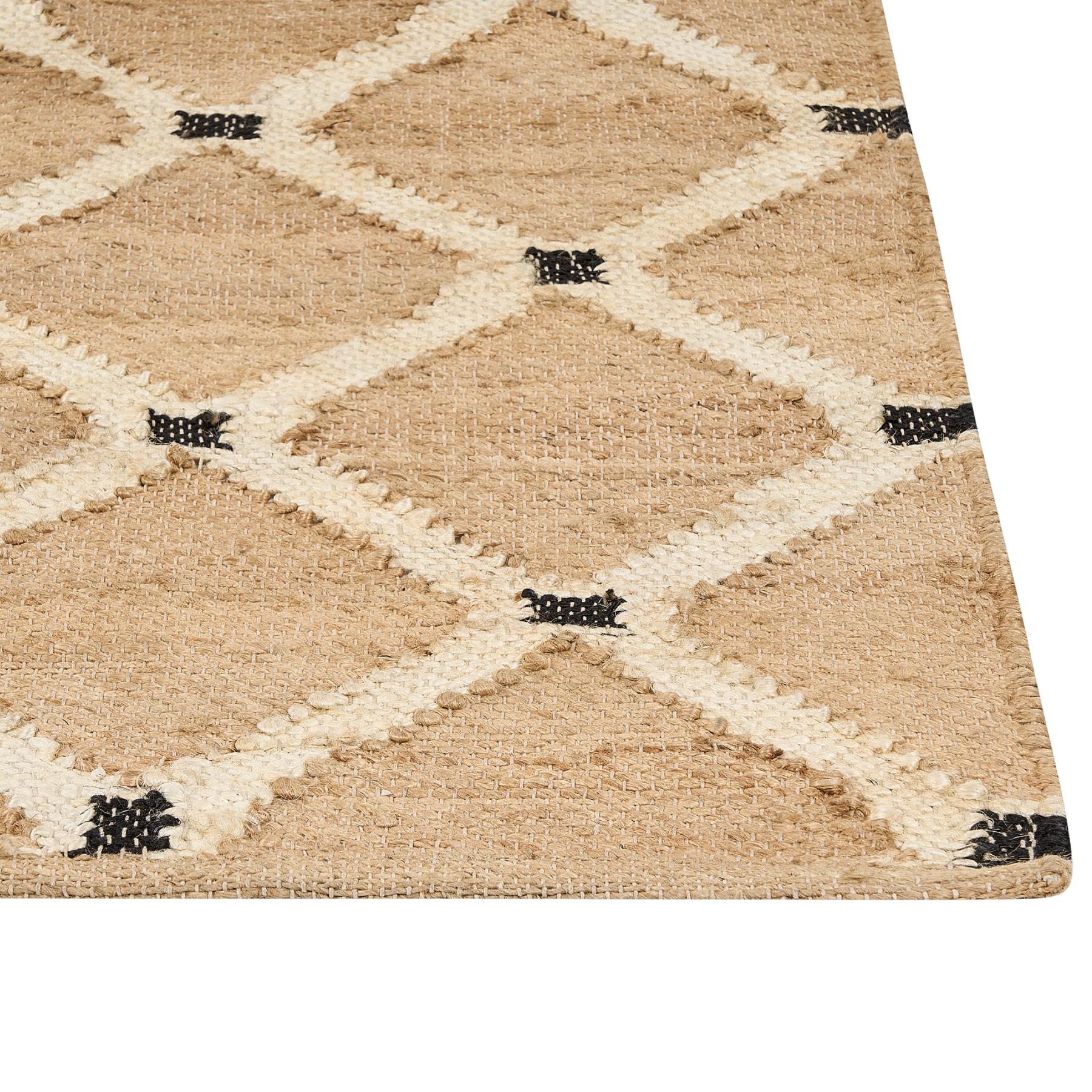Beliani - KALEKOY - Vloerkleed - Beige - 160 x 230 cm - Jute