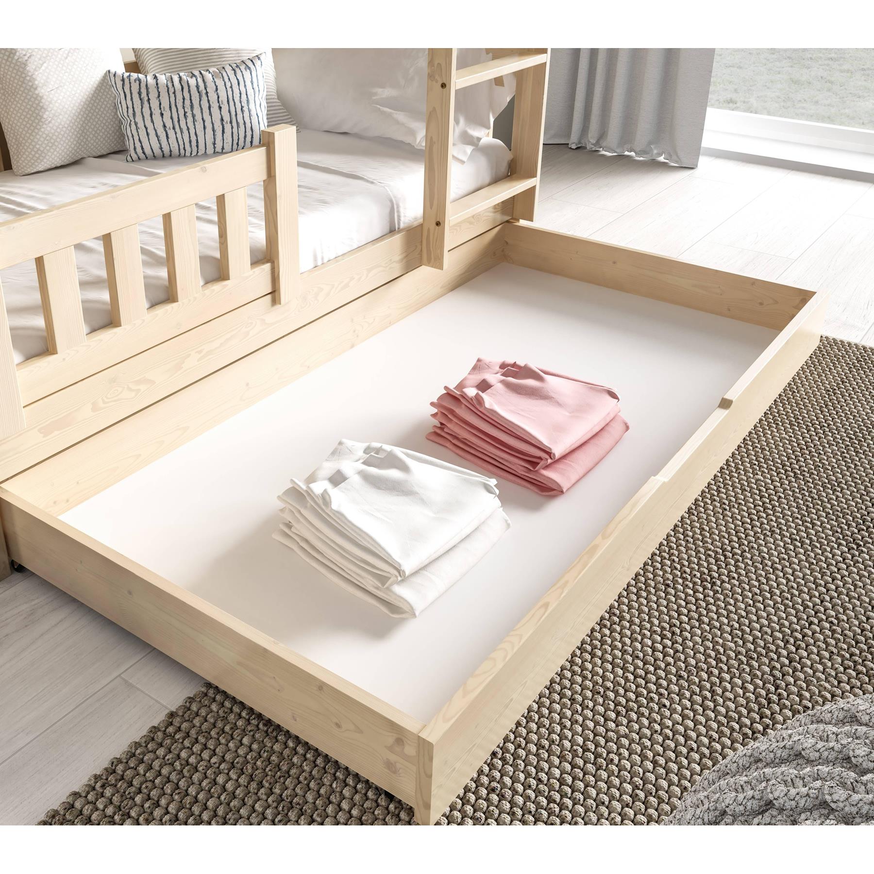 NADUVI Collection Hoogslaper Zaria met lade en matrassen