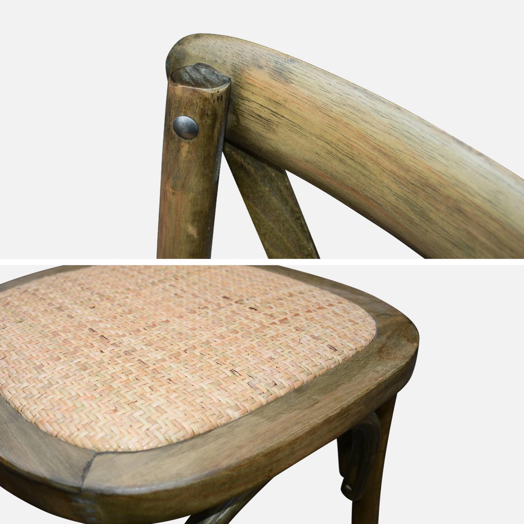 sweeek - Vintage houten bistrostoel (set van 2)