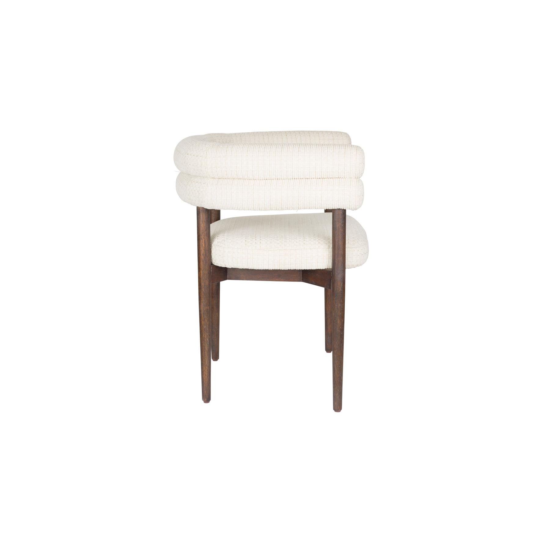 Dutchbone Sela Eetkamerstoel Off White