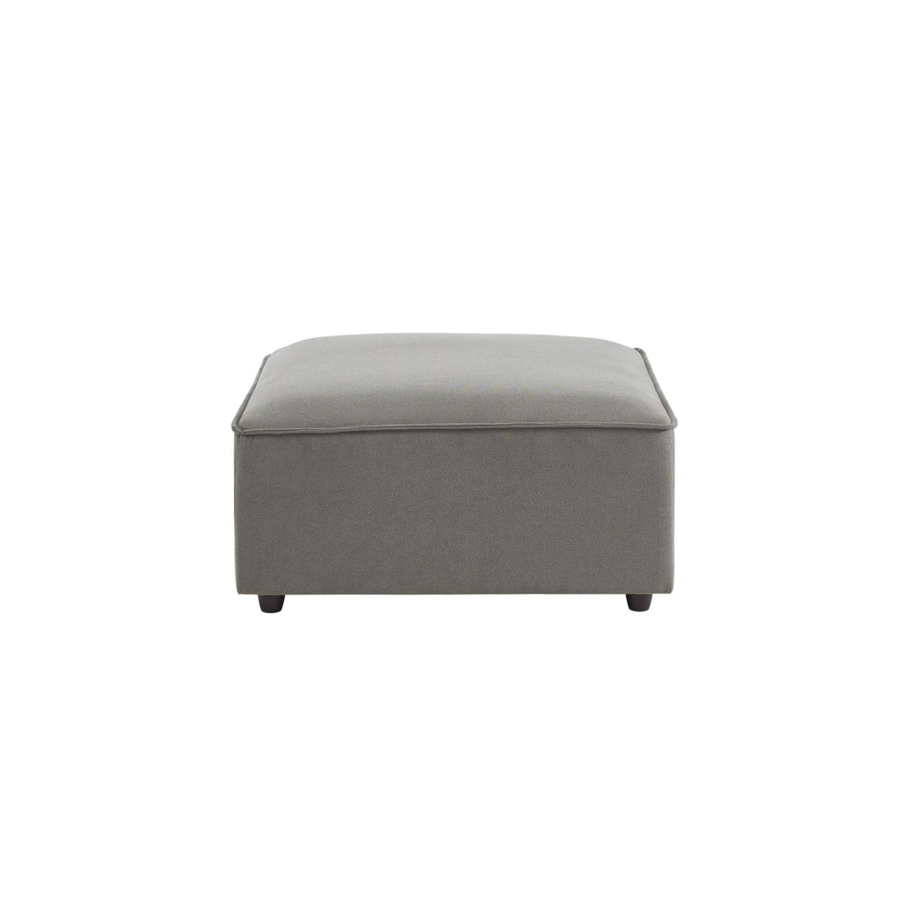 sweeek - Vierkante poef, L 91 x B 91 x H 44cm