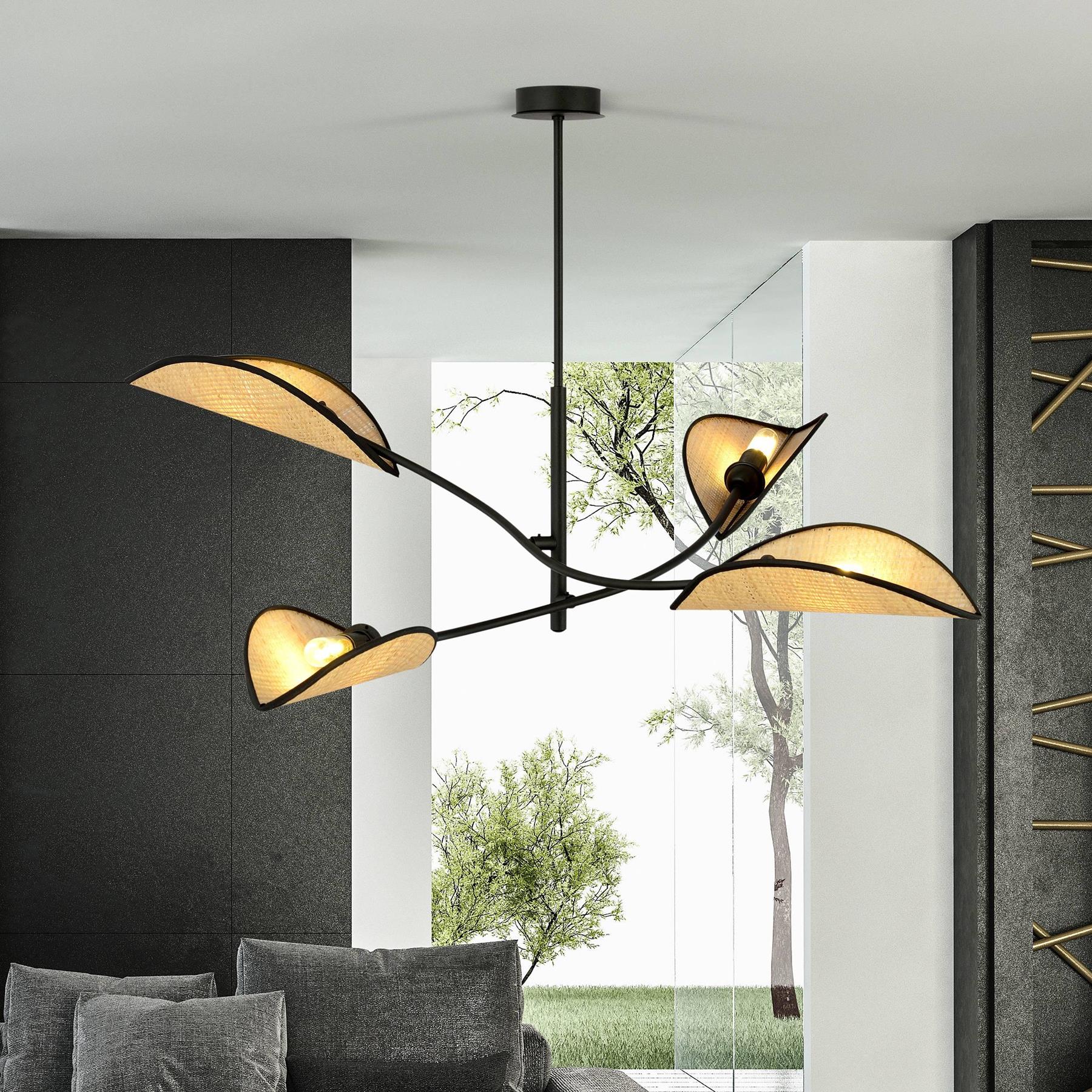 Casa Caron 4-lichts plafondlamp Lorah