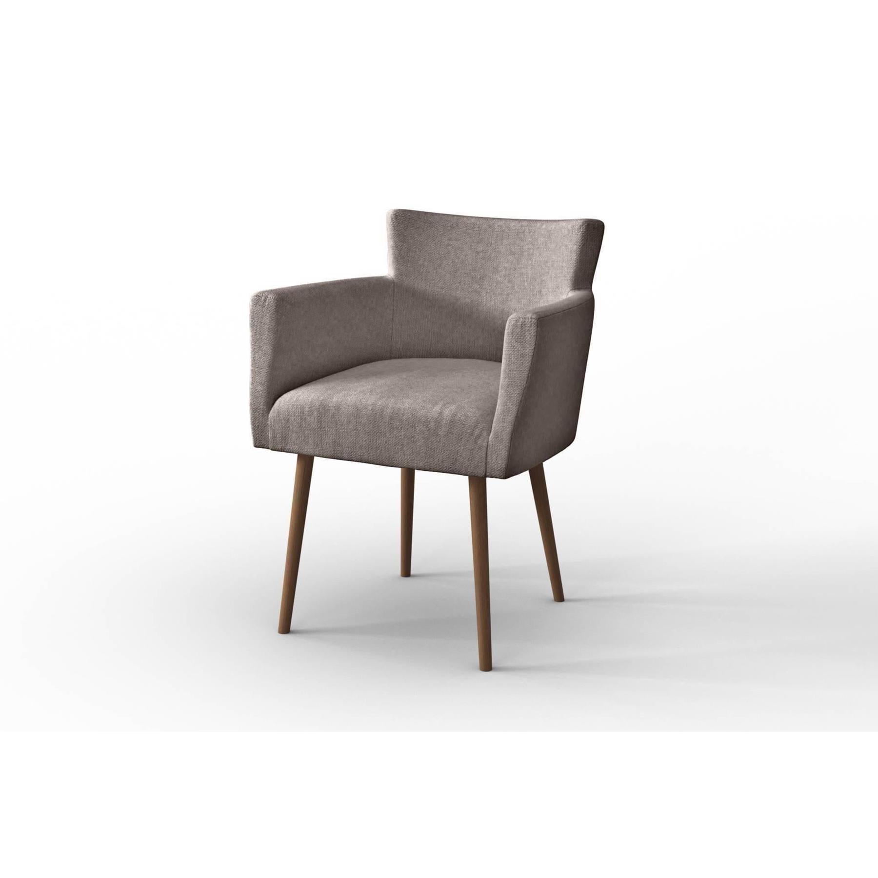 NADUVI Collection Set van 2 eetkamerstoelen Billie linnen