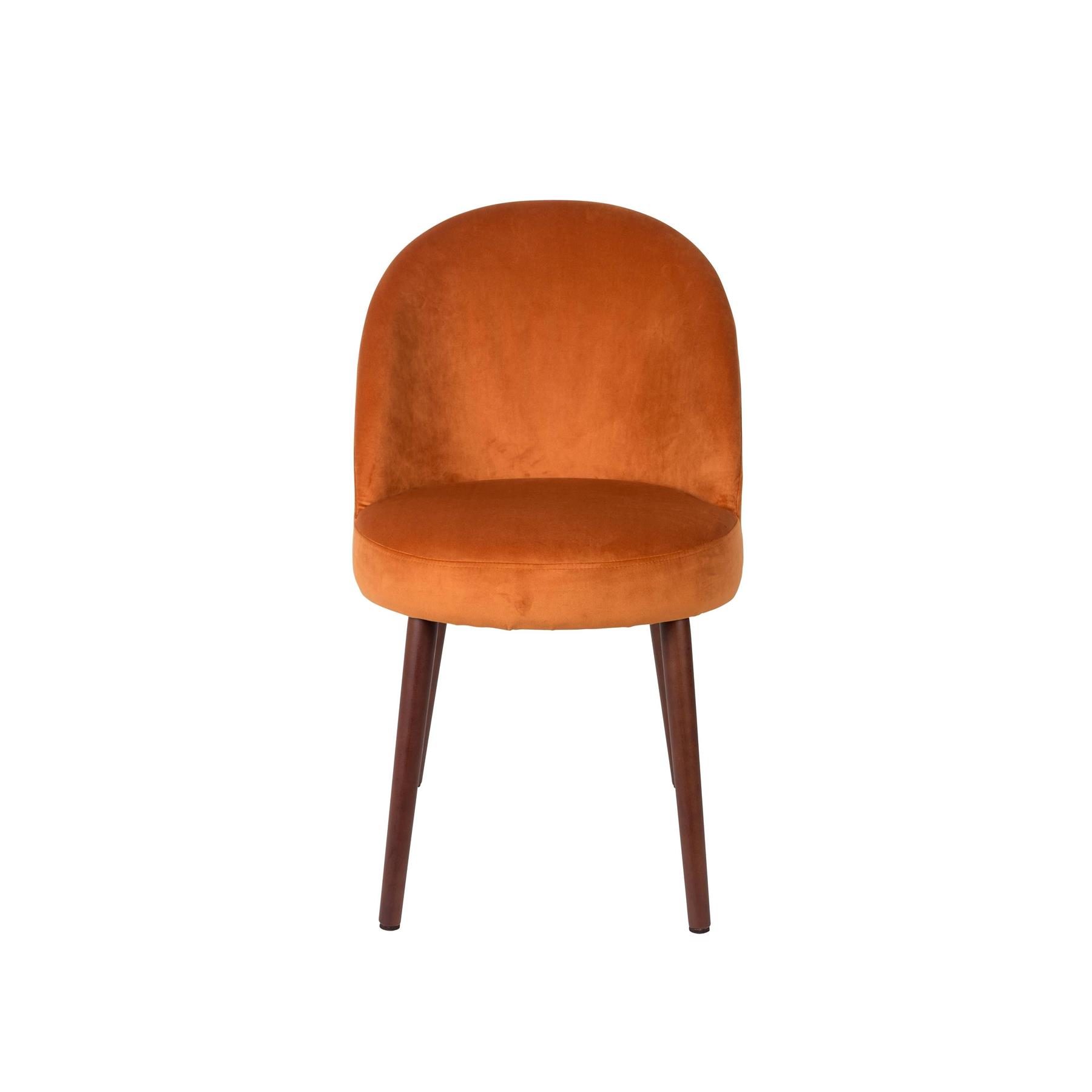 Dutchbone Barbara Eetkamerstoelen Oranje - Set van 2