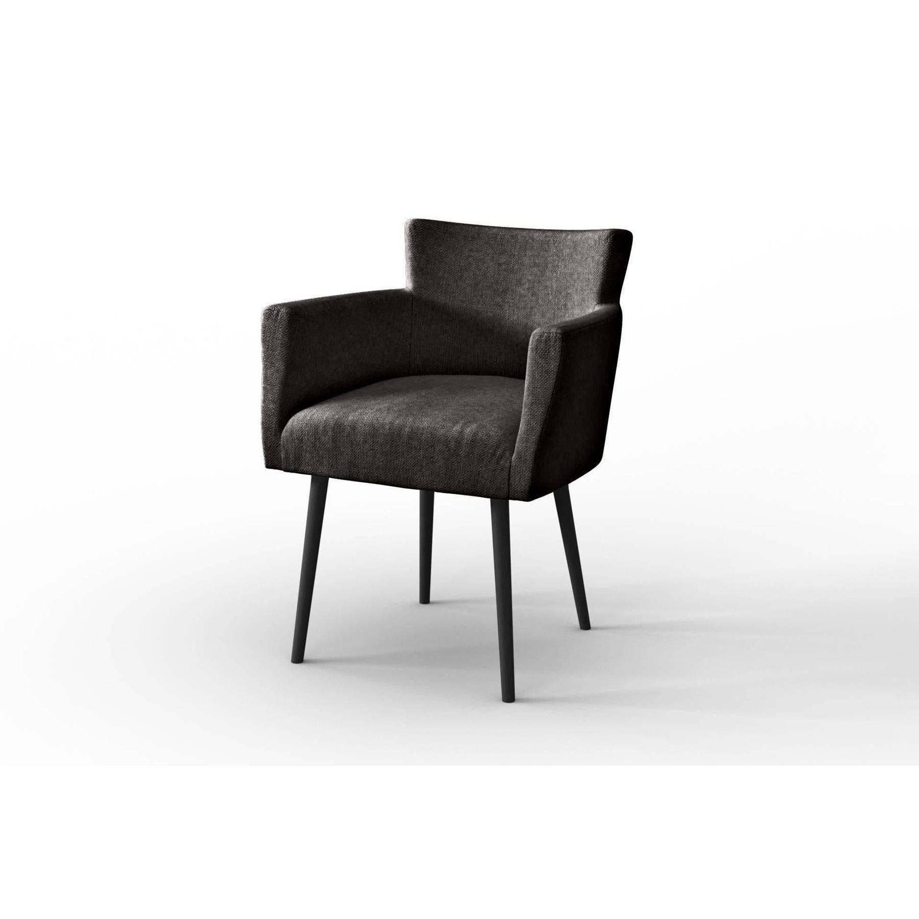 NADUVI Collection Set van 4 eetkamerstoelen Billie linnen