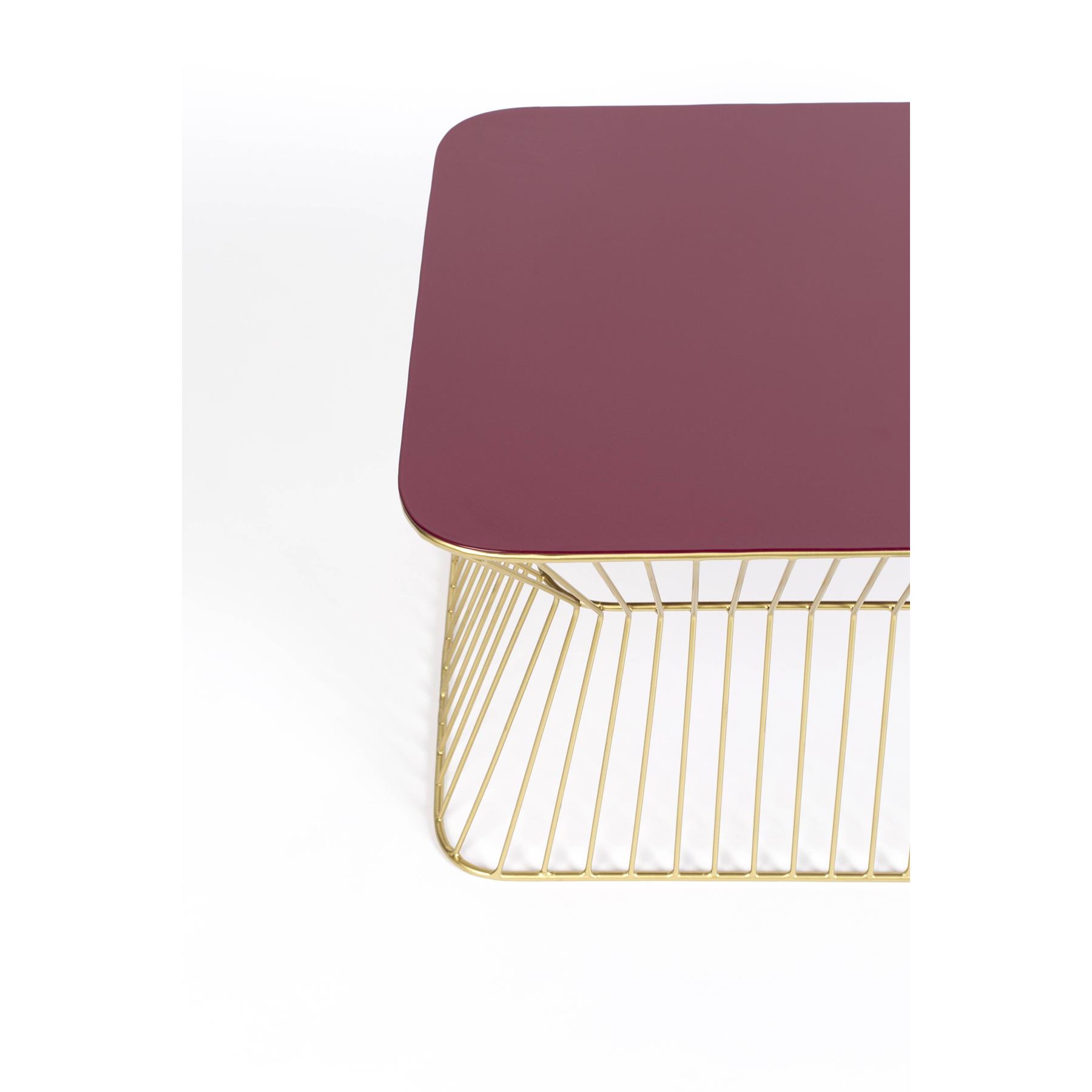 Bold Monkey No Offence salontafel wijnrood