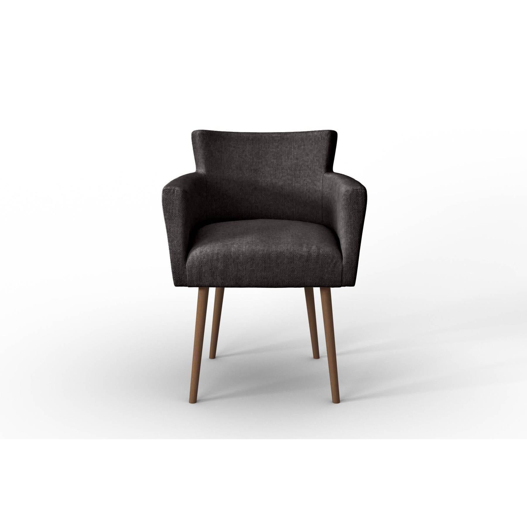 NADUVI Collection Set van 4 eetkamerstoelen Billie linnen