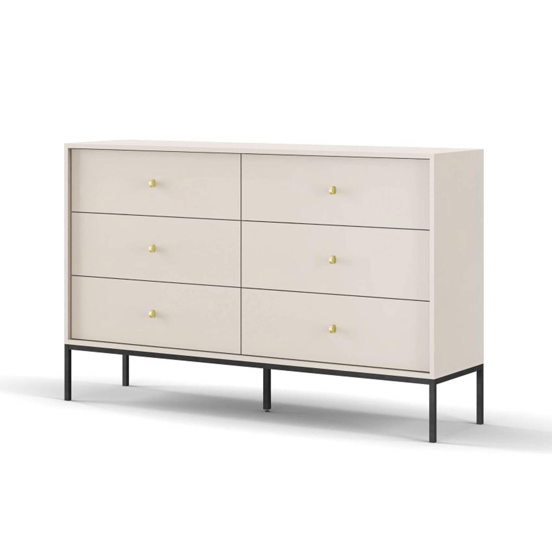NADUVI Collection Dressoir Monique 6 lades