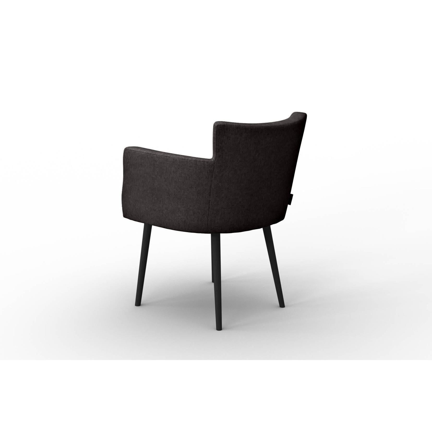NADUVI Collection Set van 4 eetkamerstoelen Billie linnen