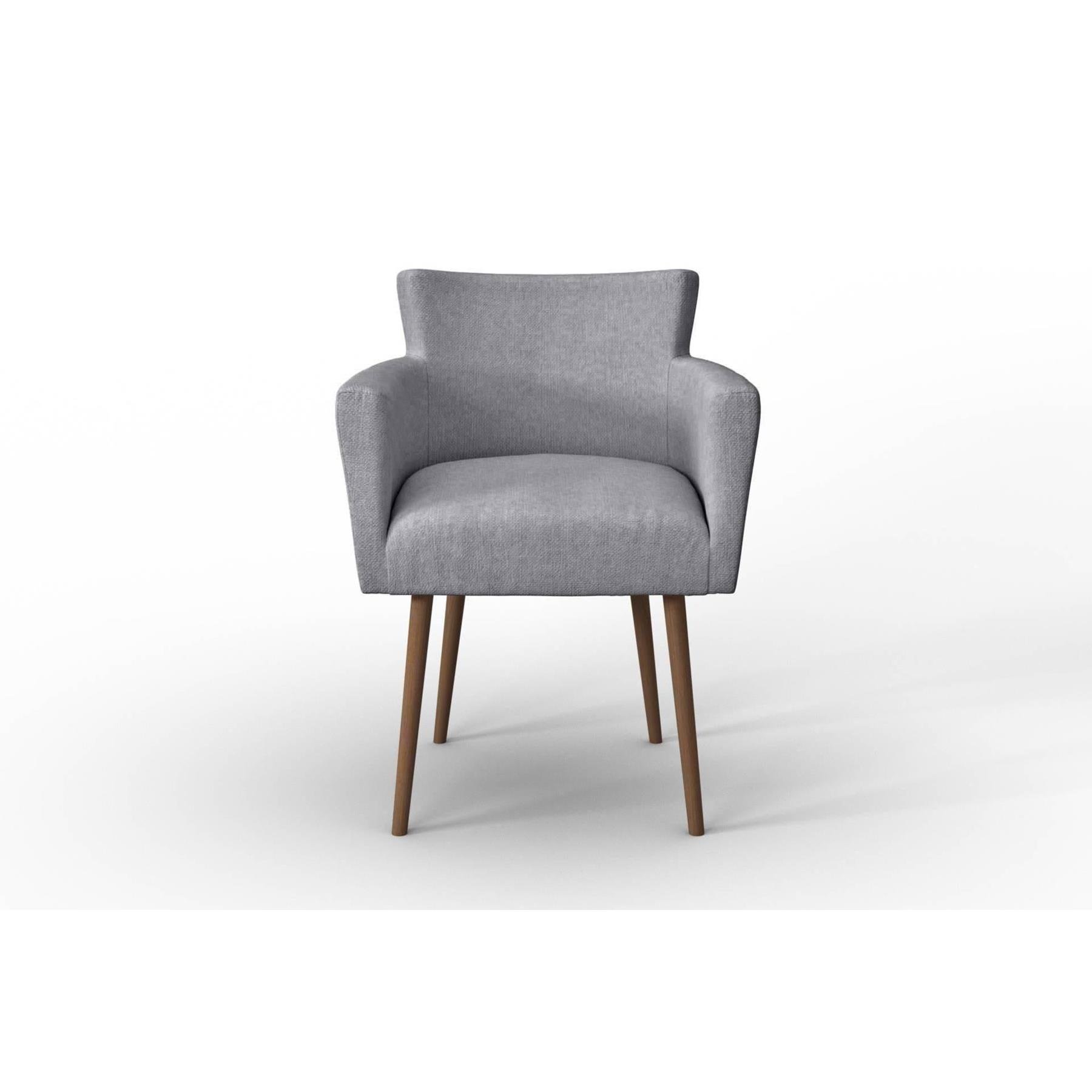 NADUVI Collection Set van 2 eetkamerstoelen Billie linnen