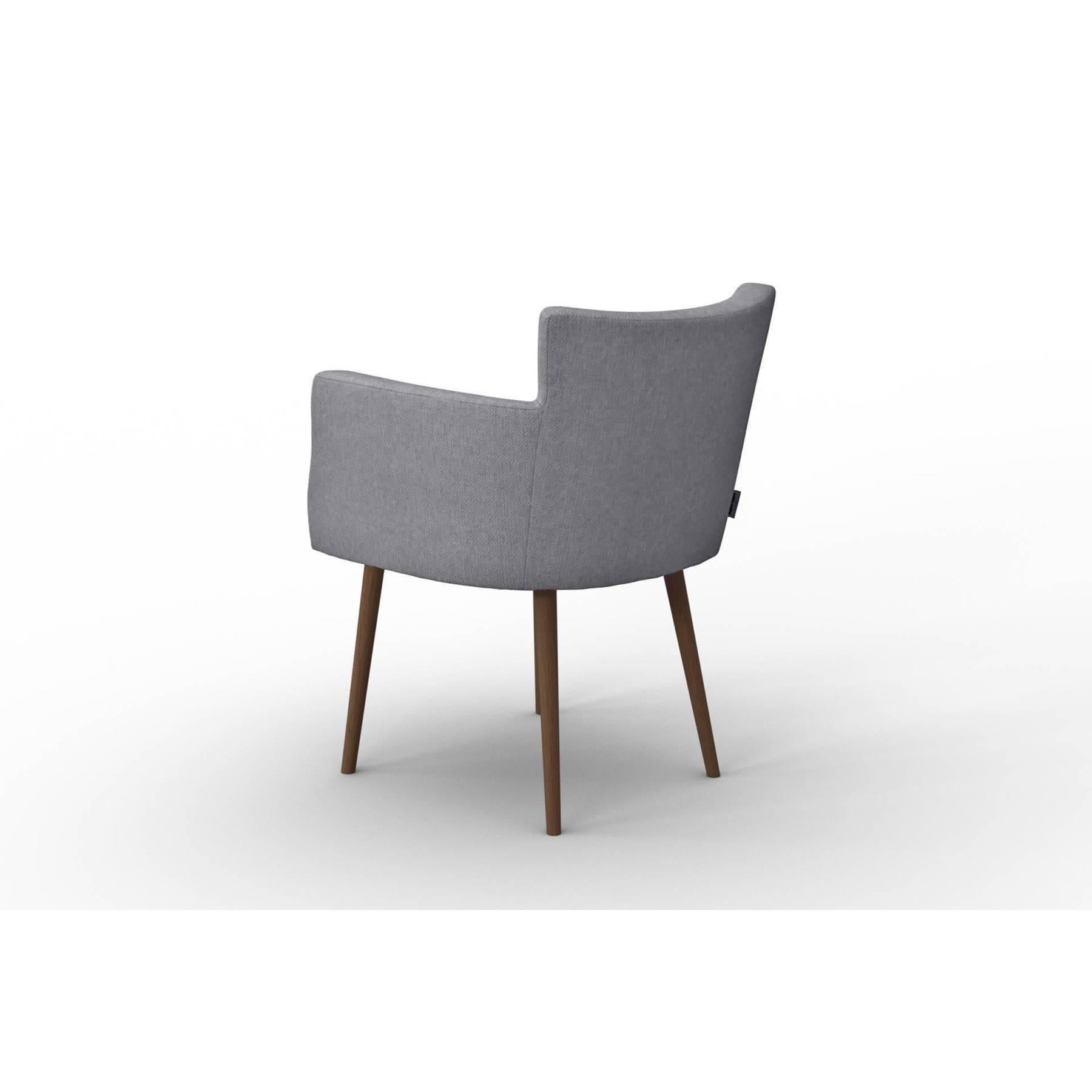 NADUVI Collection Set van 2 eetkamerstoelen Billie linnen