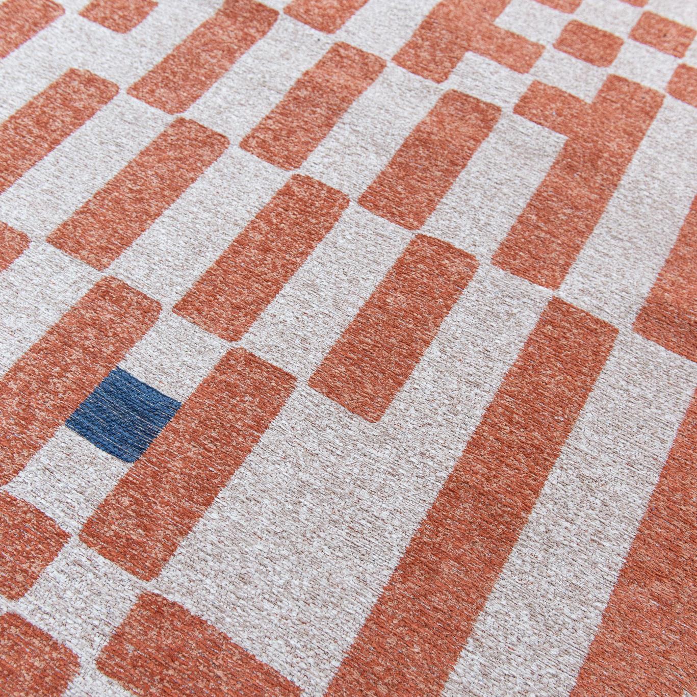 Louis de Poortere Craft Chess Vloerkleed 140 x 200 cm - Nude