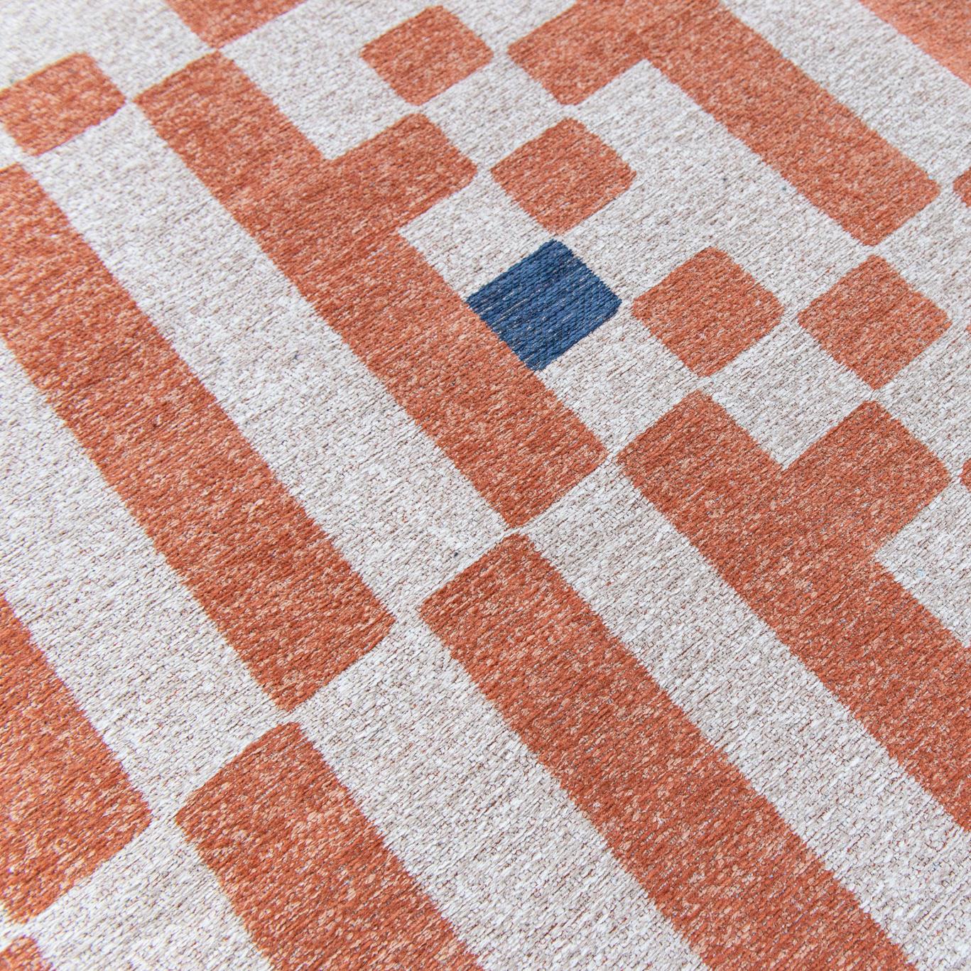 Louis de Poortere Craft Chess Vloerkleed 240 x 340 cm - Nude