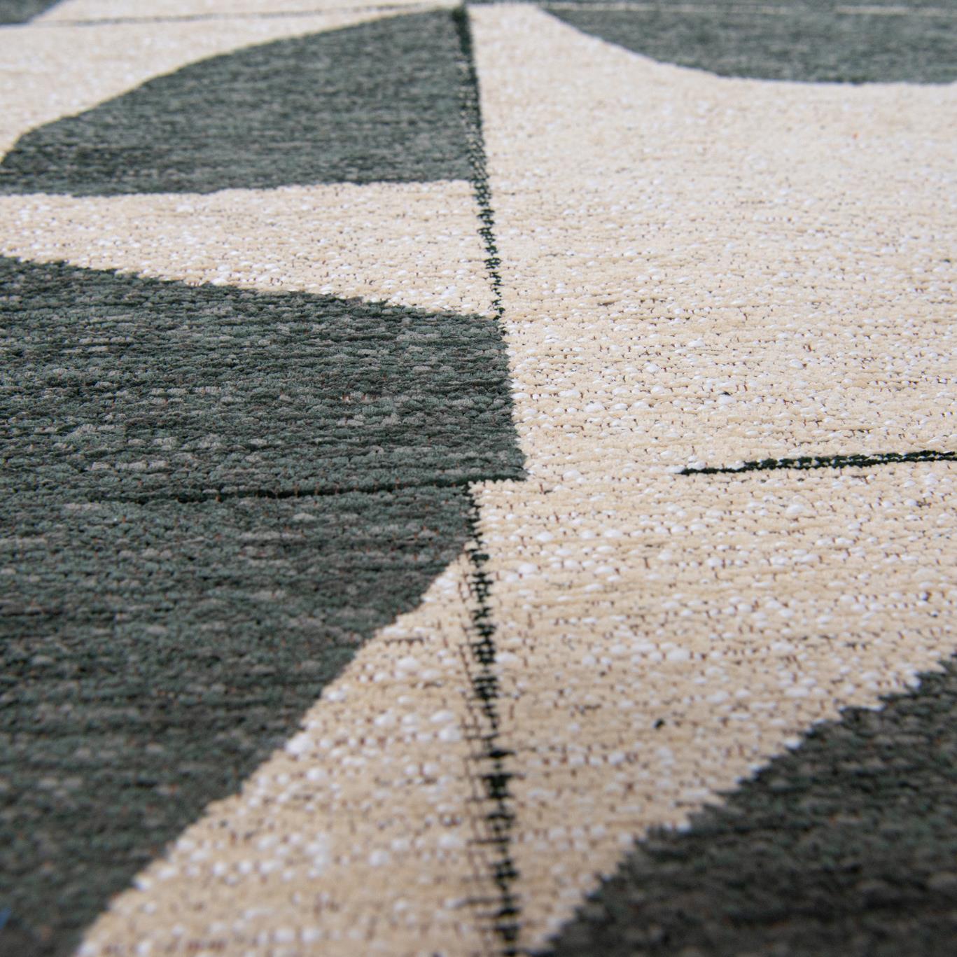 Louis de Poortere Craft Papercut Runner 80 x 250 cm - Sea Spray