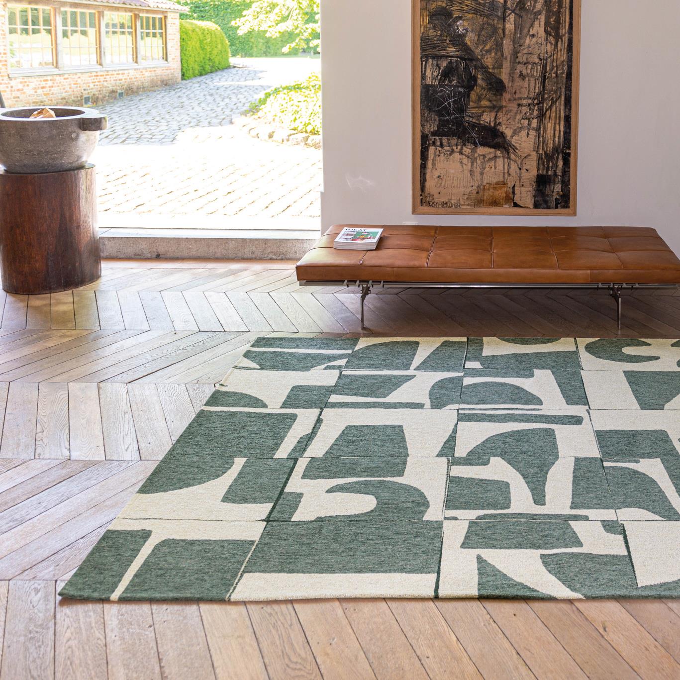 Louis de Poortere Craft Papercut Vloerkleed 240 x 340 cm - Sea Spray