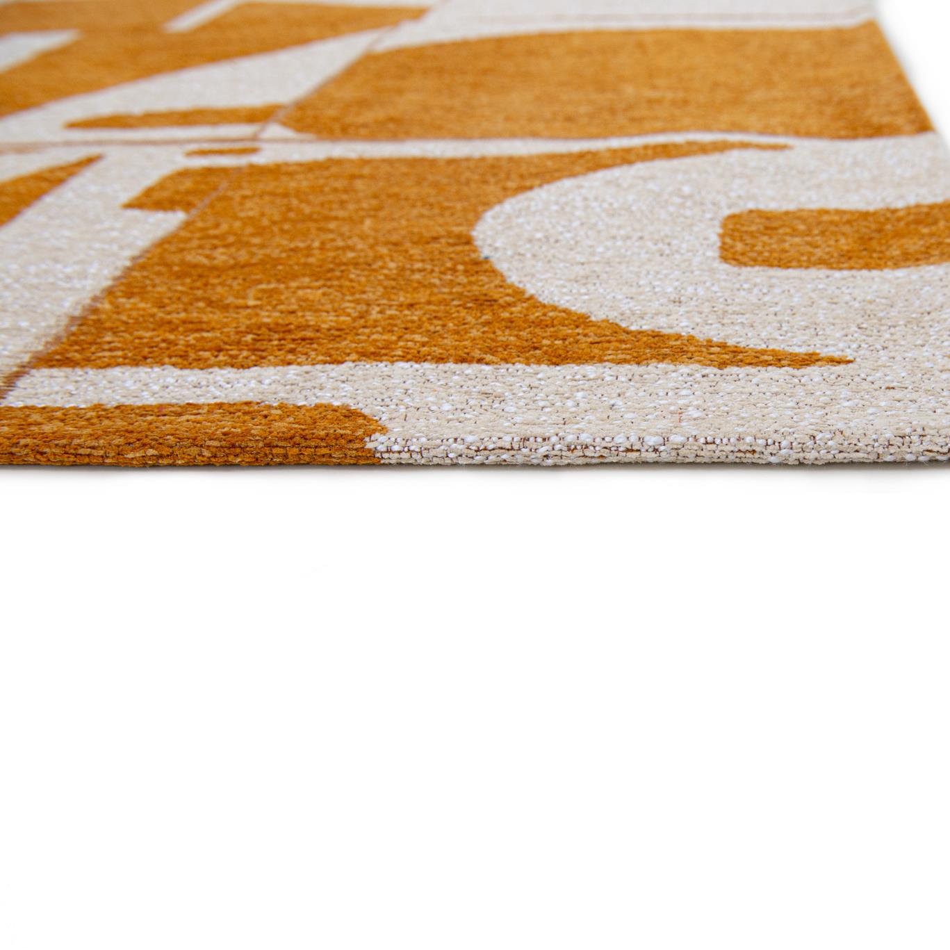 Louis de Poortere Craft Papercut Runner 80 x 250 cm - Curry