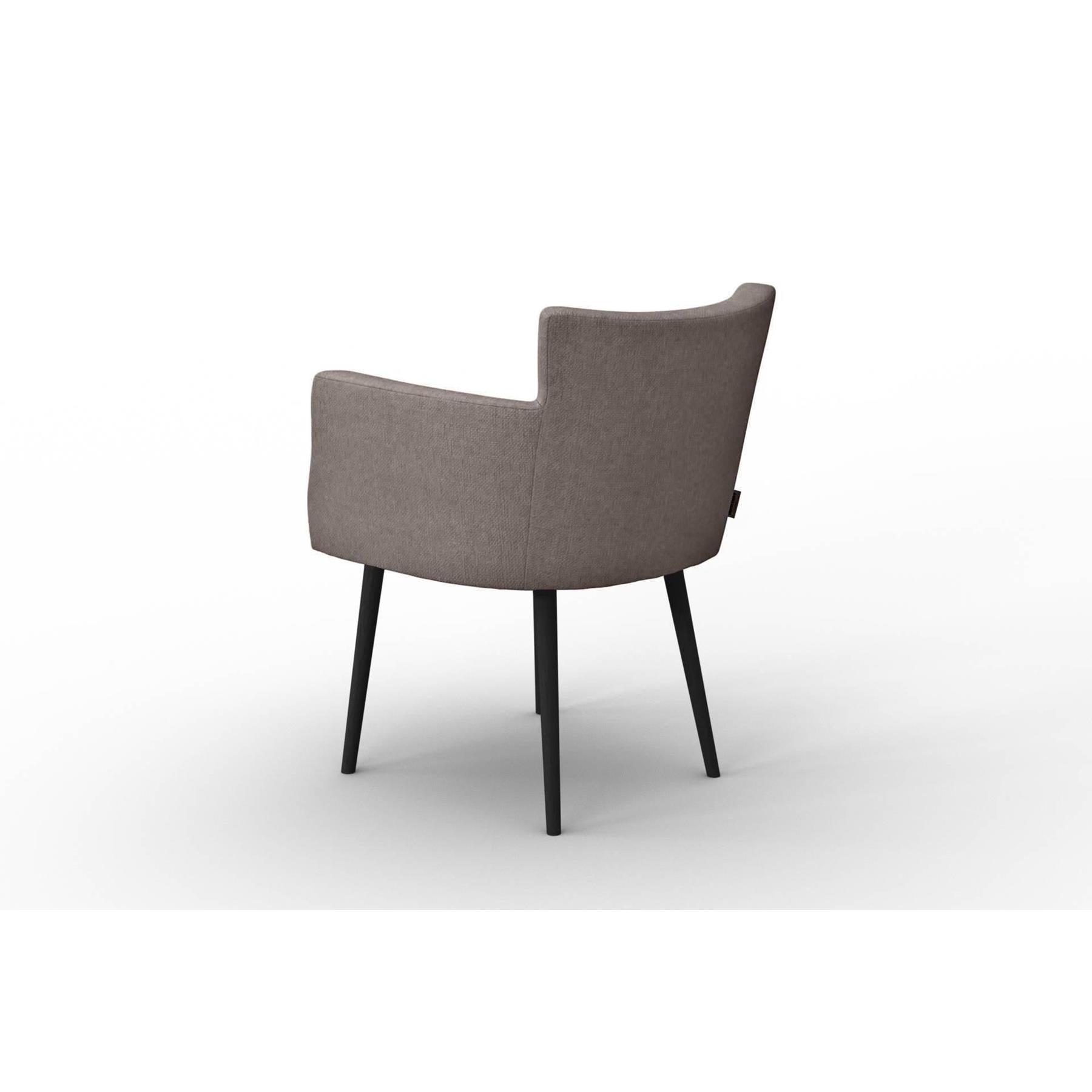 NADUVI Collection Set van 2 eetkamerstoelen Billie linnen