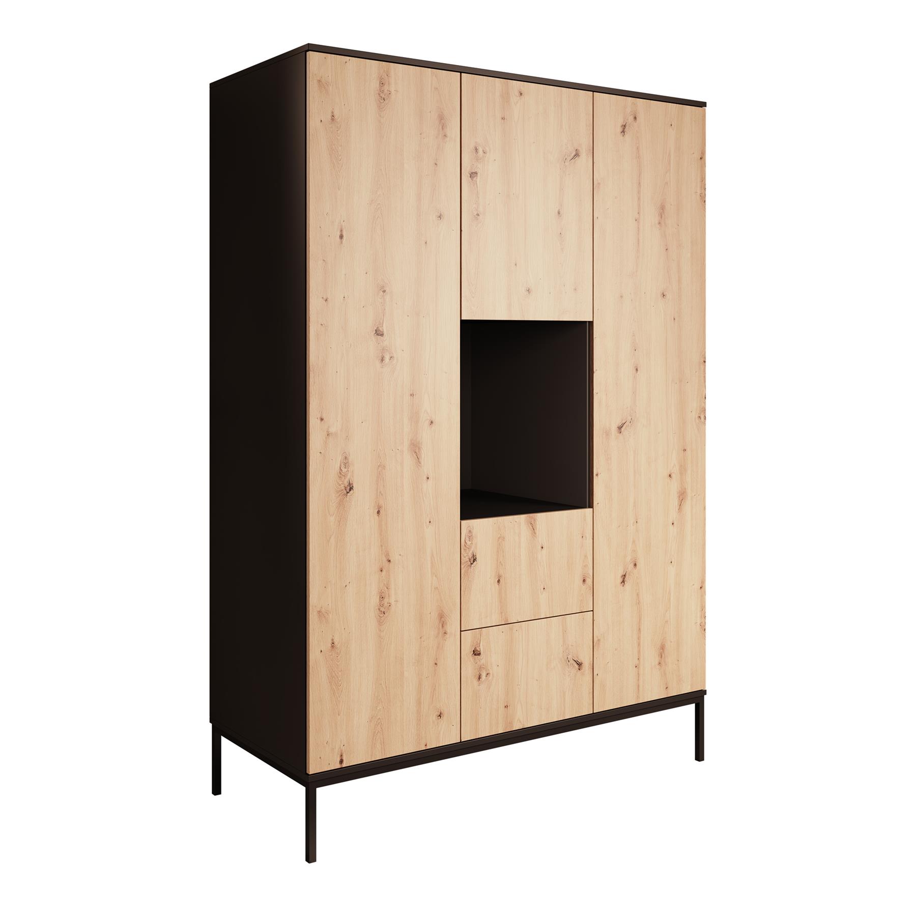 Meubella Kledingkast Lagos - Eiken - 135 cm