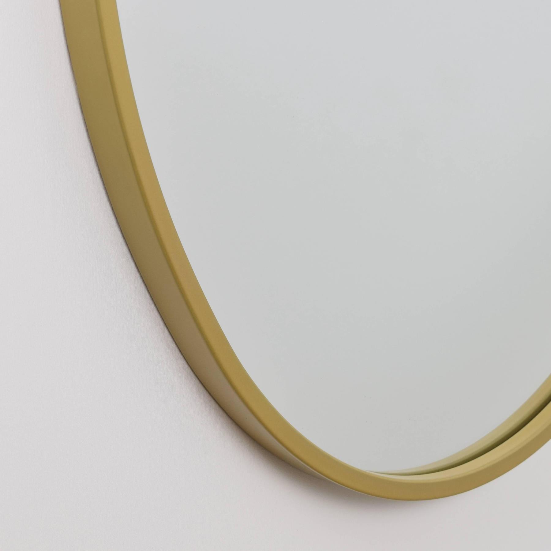 Fragix Boston Spiegel Ovaal - Goud - Metaal - 50x70