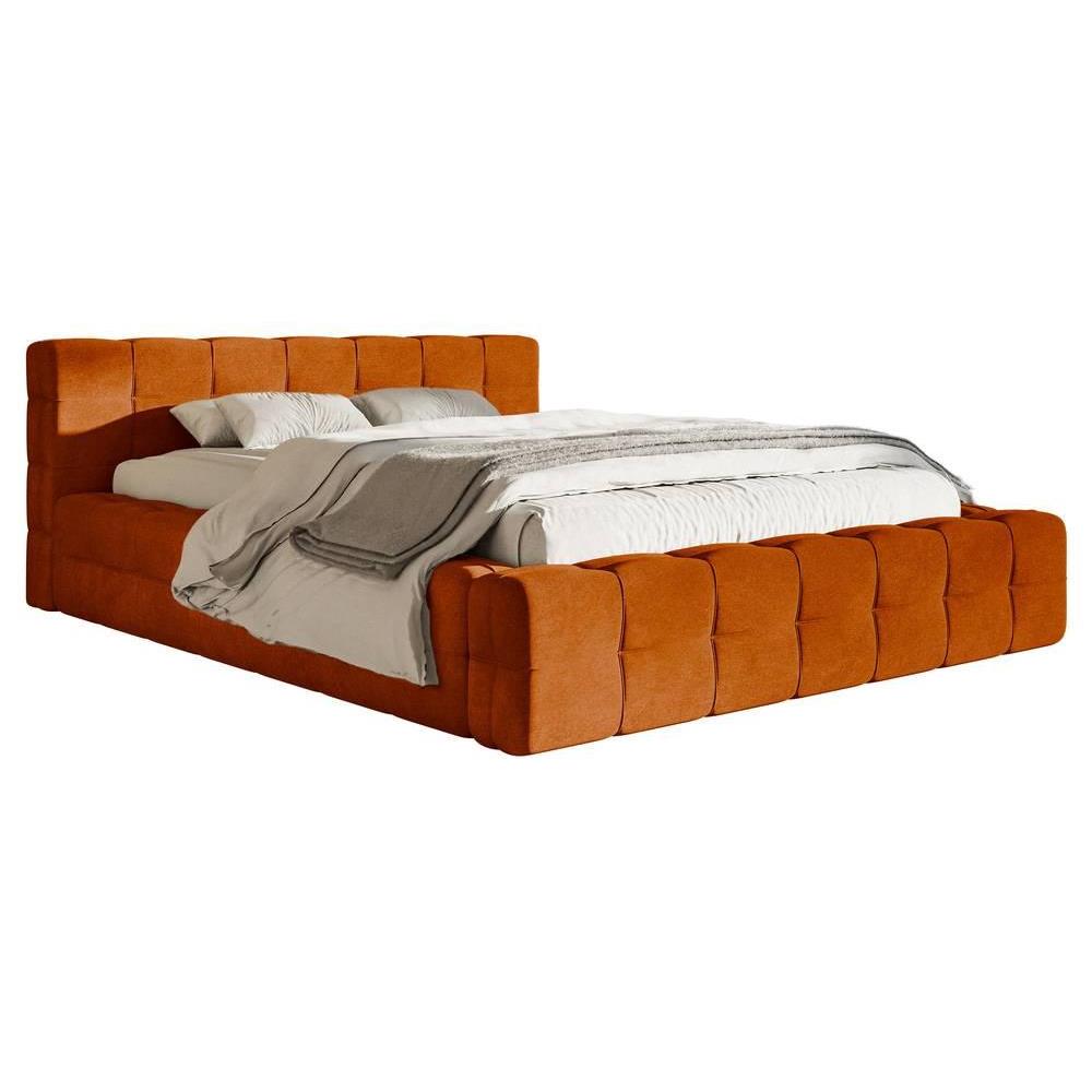 Selsey Design Tilly bedframe velvet met opbergvak 140 x 200 cm