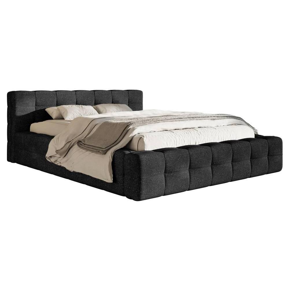 Selsey Design Tilly bedframe chenille met opbergvak 140 x 200 cm