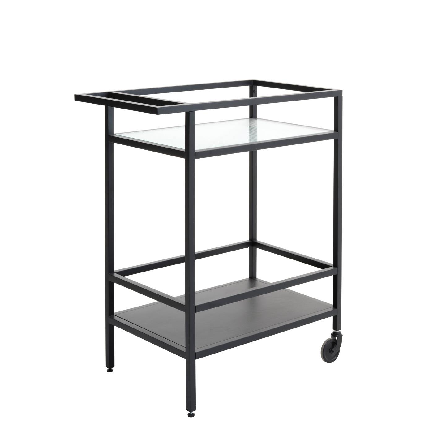 Giga Living - Trolley Bronco Zwart Metaal