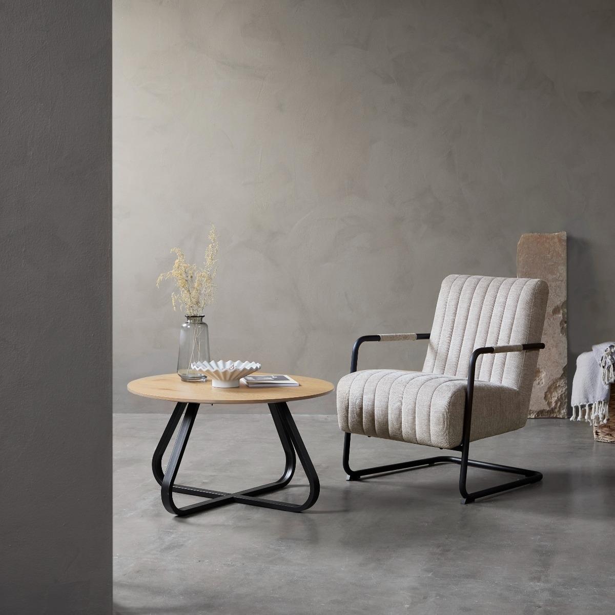 Giga Living - Fauteuil Trout Lounge Zand