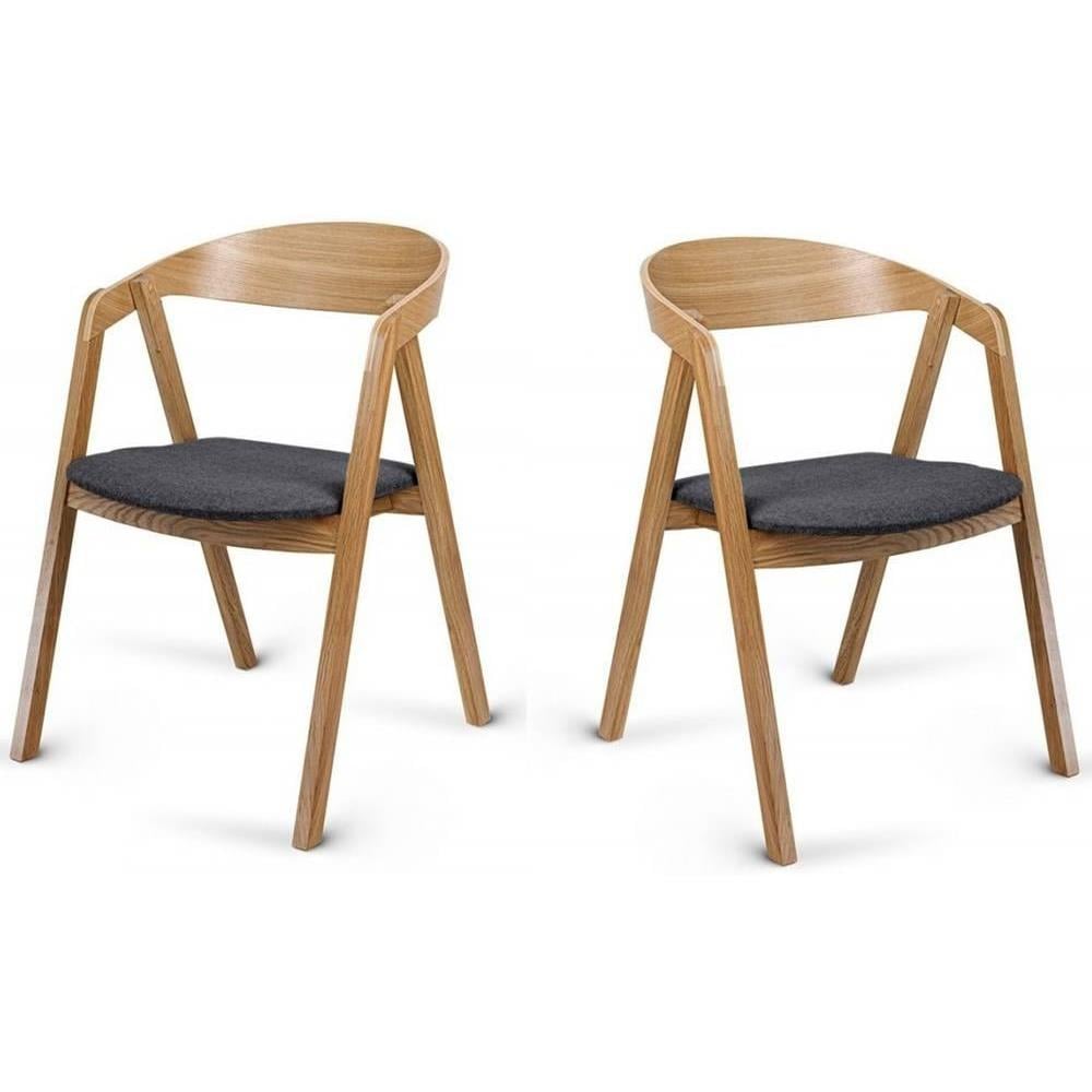 NADUVI Collection Set van 2 Lasse eetkamerstoelen