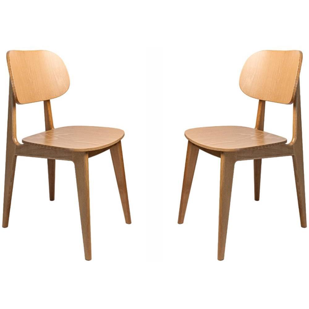 NADUVI Collection Set van 2 eetkamerstoelen Yuul
