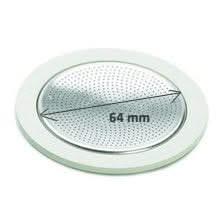 Bialetti ALU Filterplaatje + 3 rubber ringen 9 kops