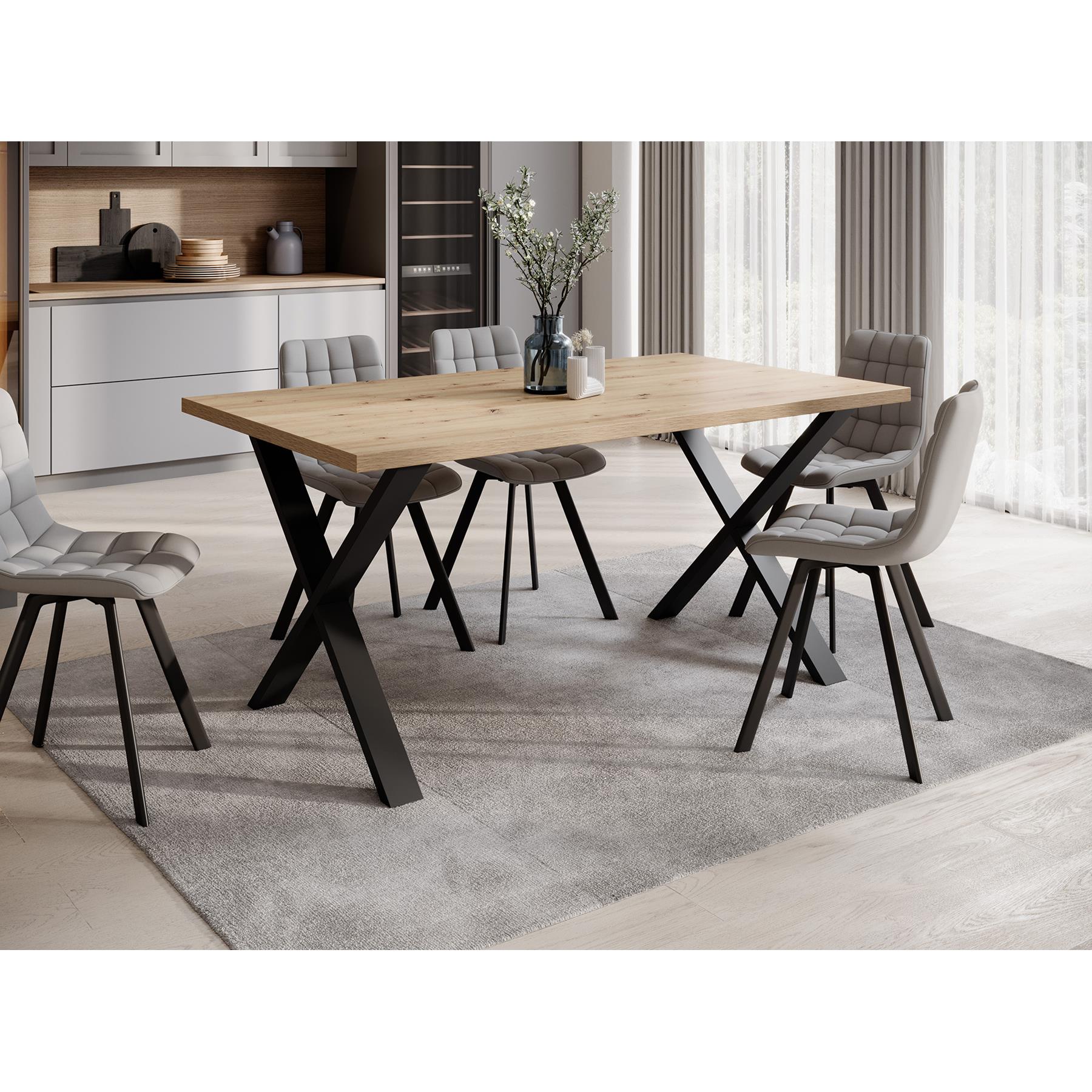 Meubella Eetkamertafel Berry - Eiken - 160 cm
