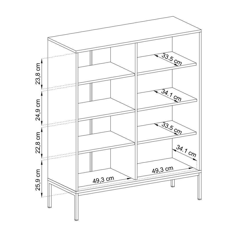NADUVI Collection Dressoir Monique 4 deurs