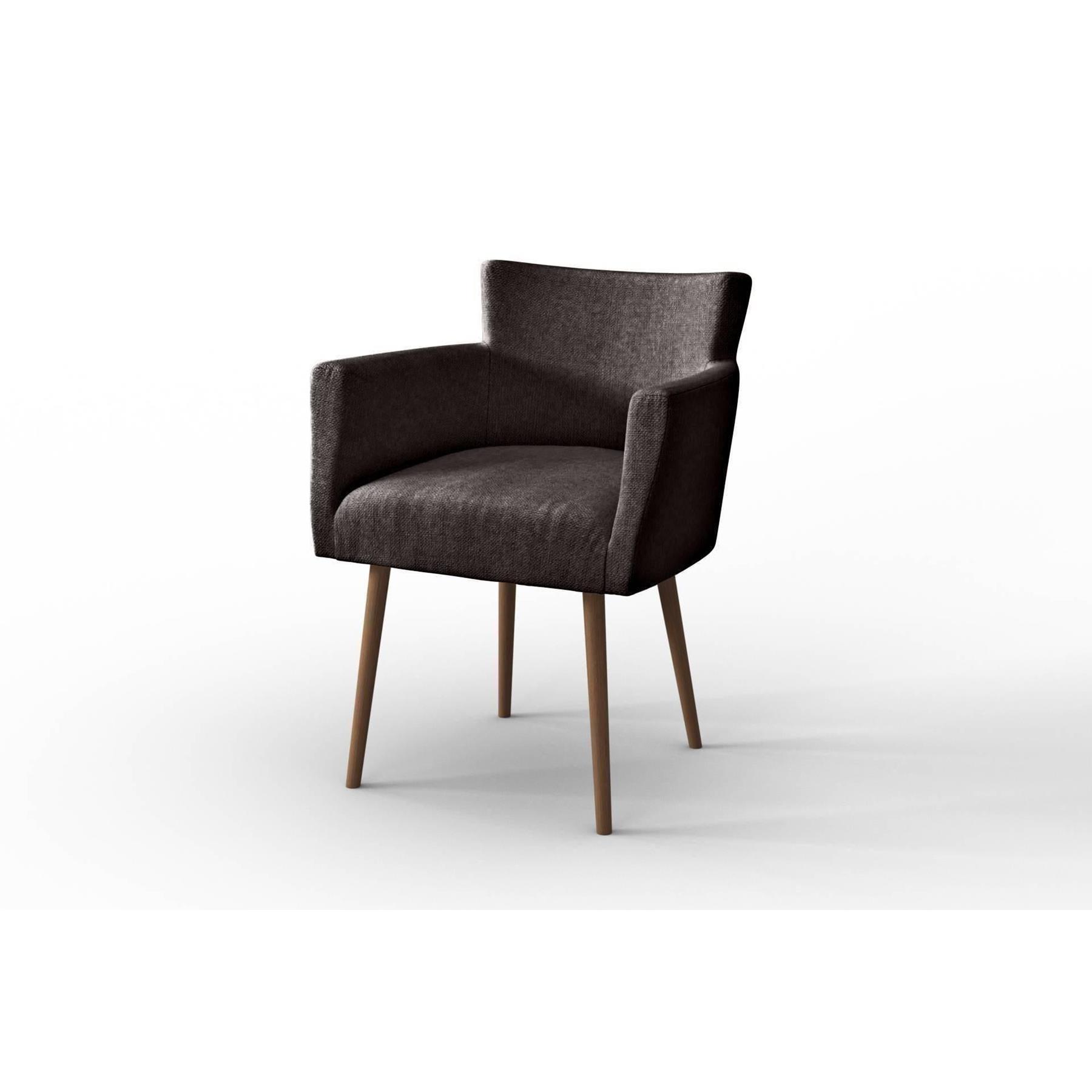 NADUVI Collection Set van 4 eetkamerstoelen Billie linnen