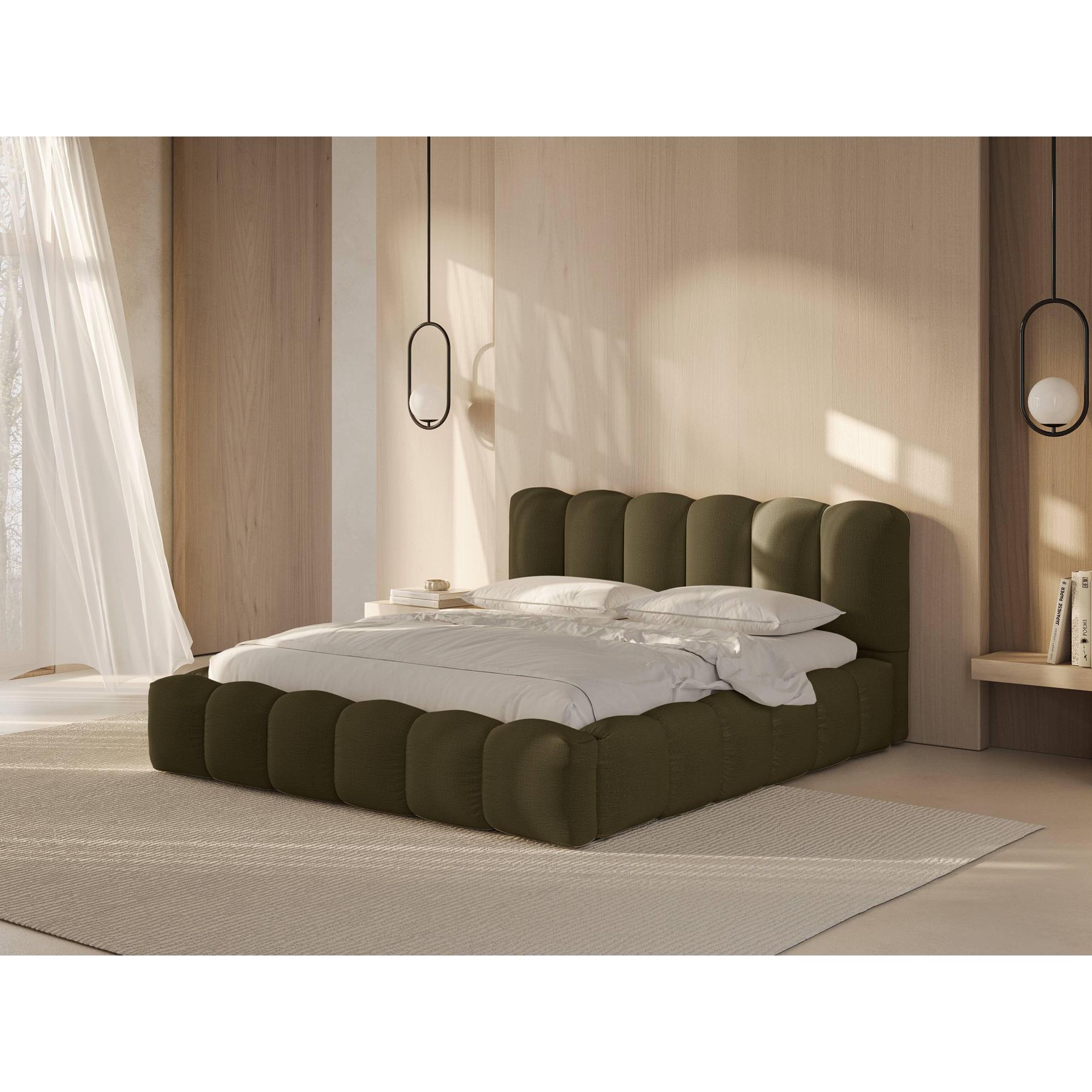 Micadoni Bedframe met opbergvak Lupine 140 x 200 cm