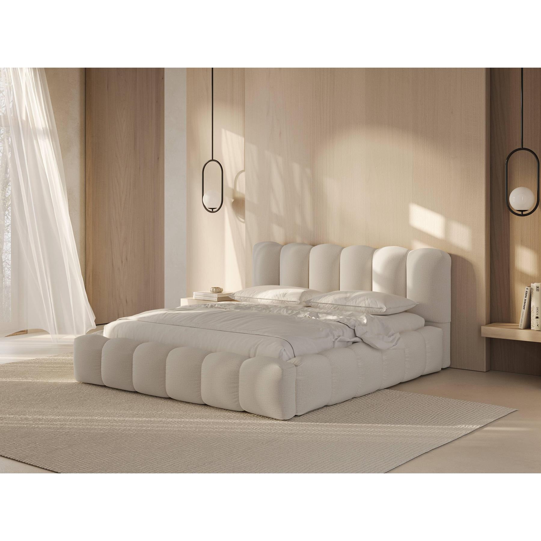 Micadoni Bedframe met opbergvak Lupine 160 x 200 cm