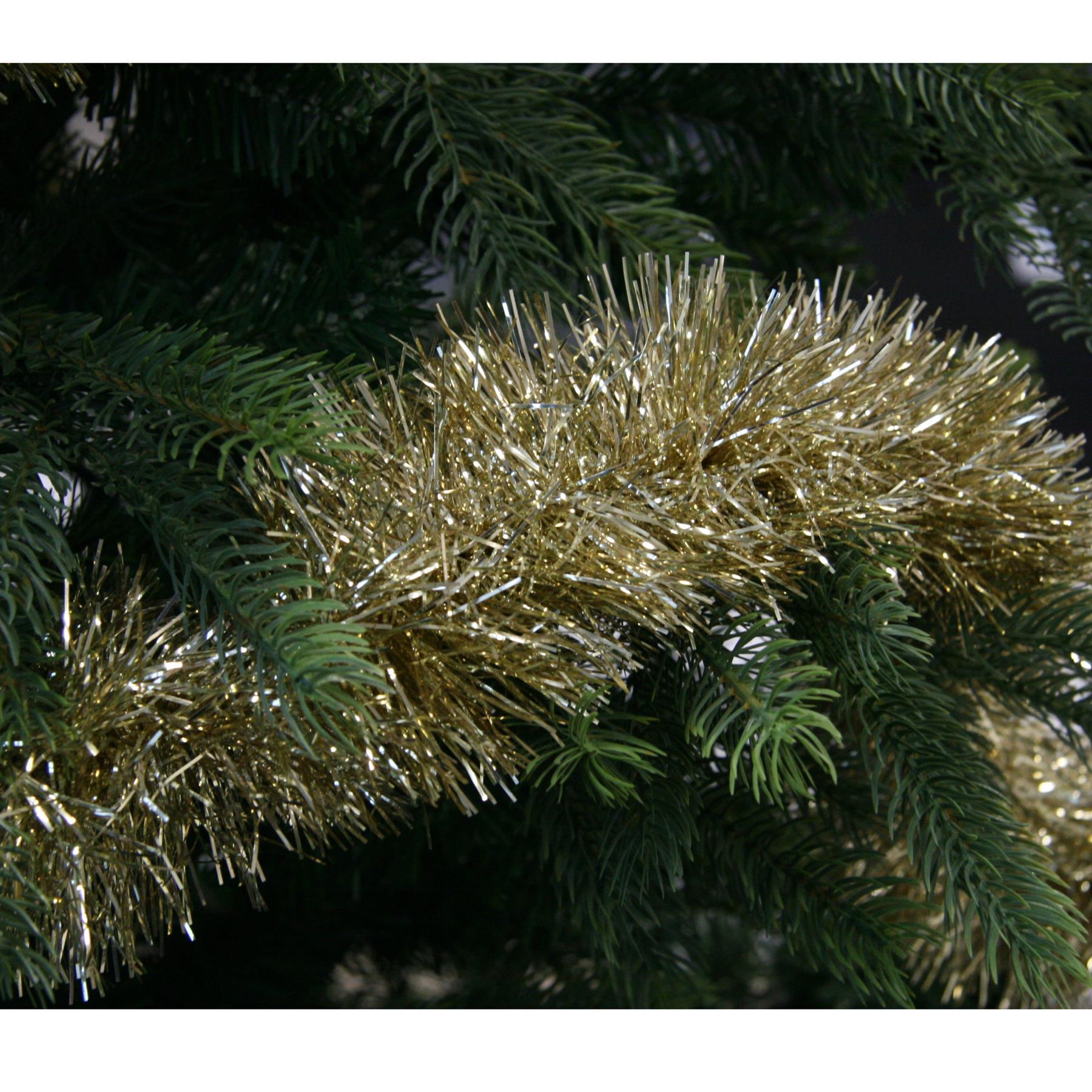 Decoris kerstslinger - goud - 270 x 10 cm - folie - guirlande