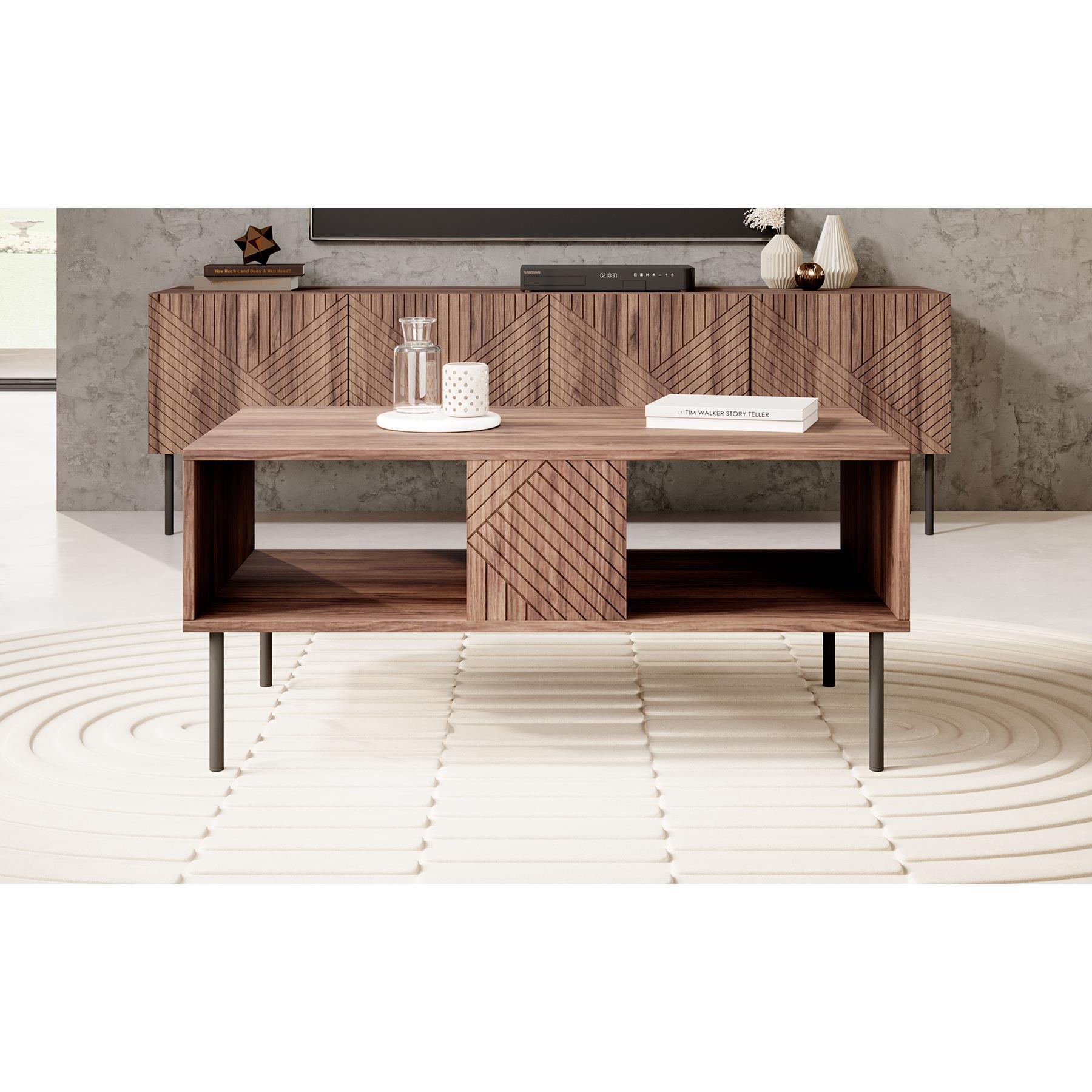 Meubella Salontafel Adelaide - Eiken - 100 cm